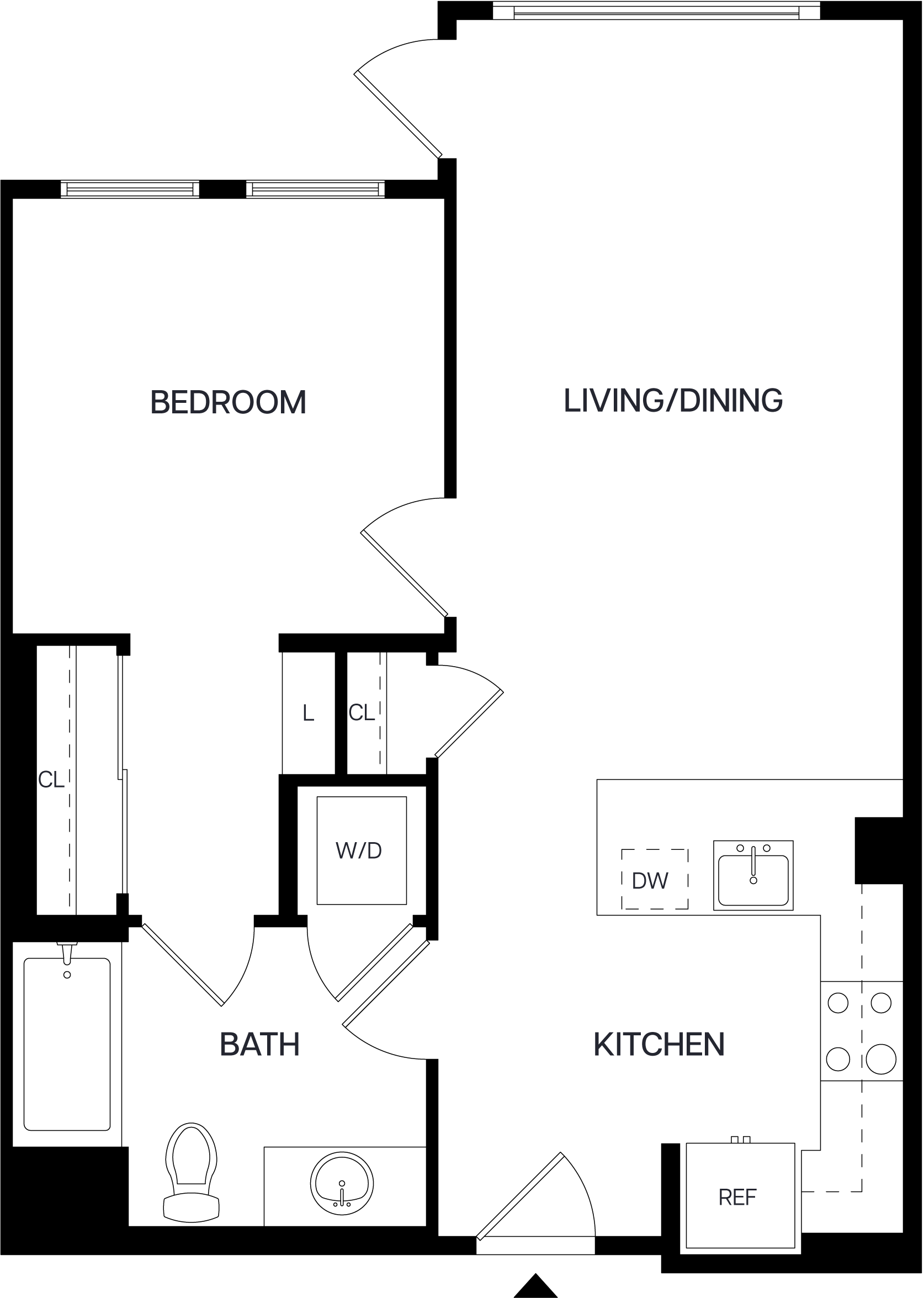 Floor Plan Image of Apartment Apt 404