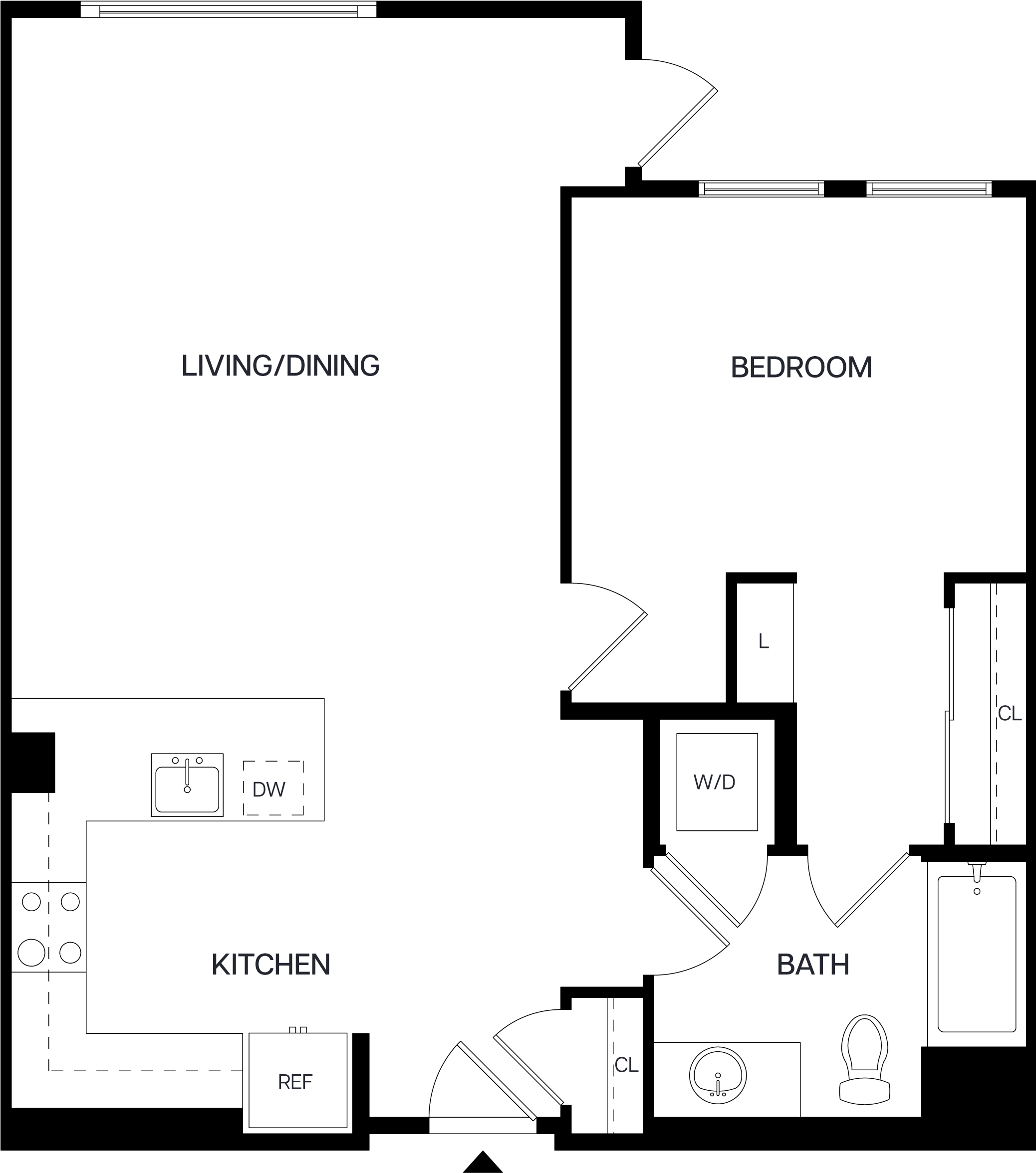 Floor Plan Image of Apartment Apt 350