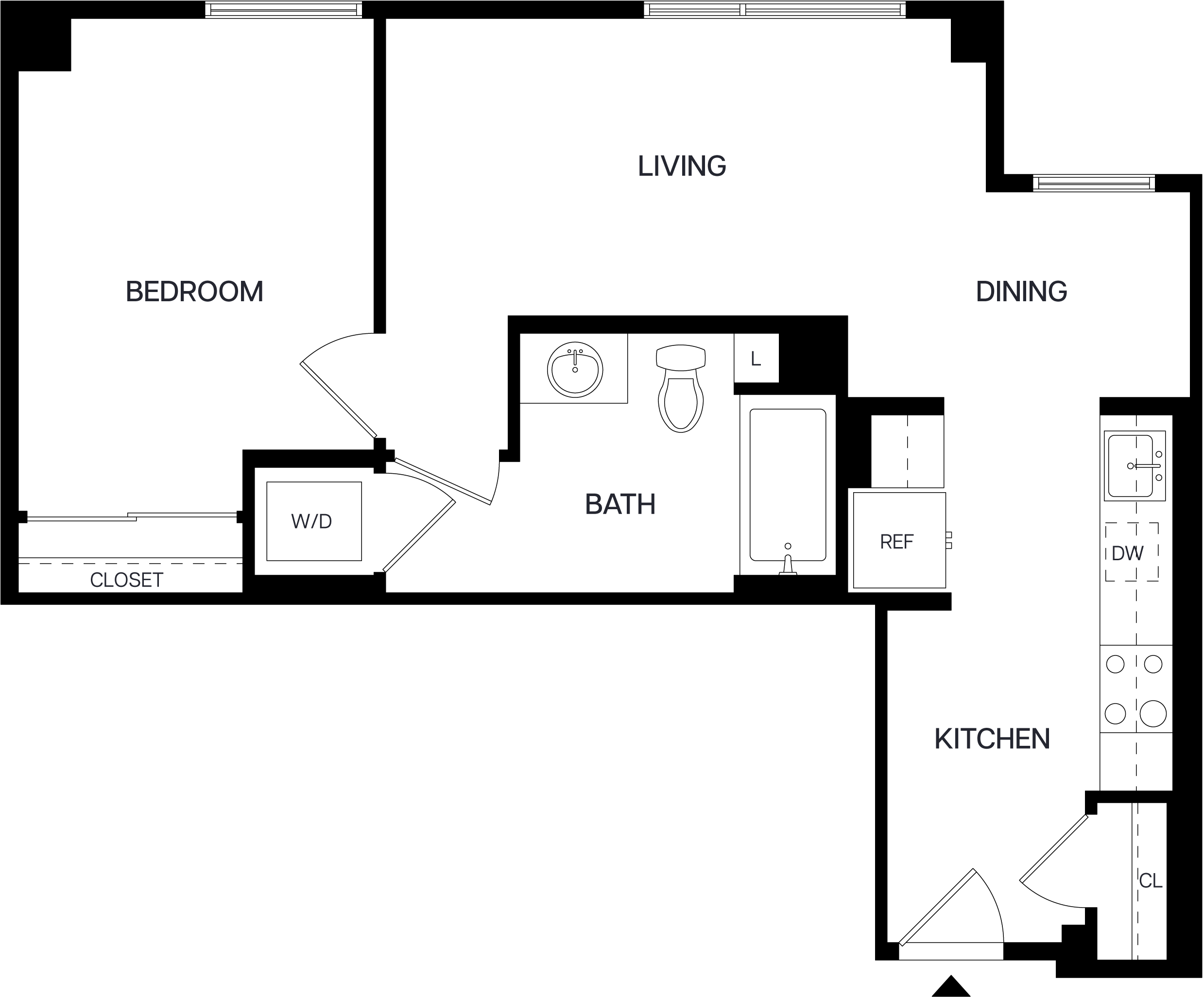 Floor Plan Image of Apartment Apt 202