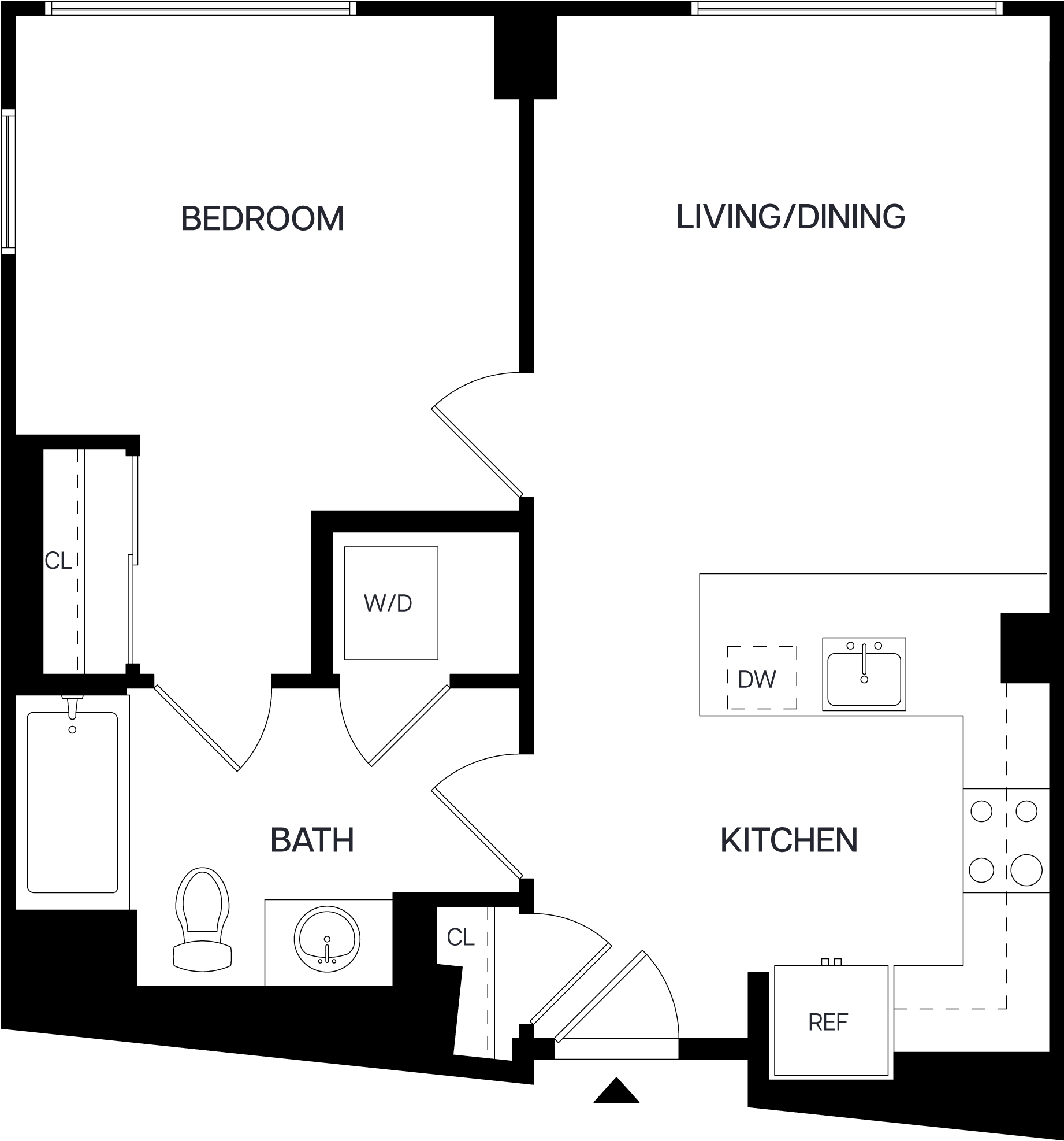 Floor Plan Image of Apartment Apt 212