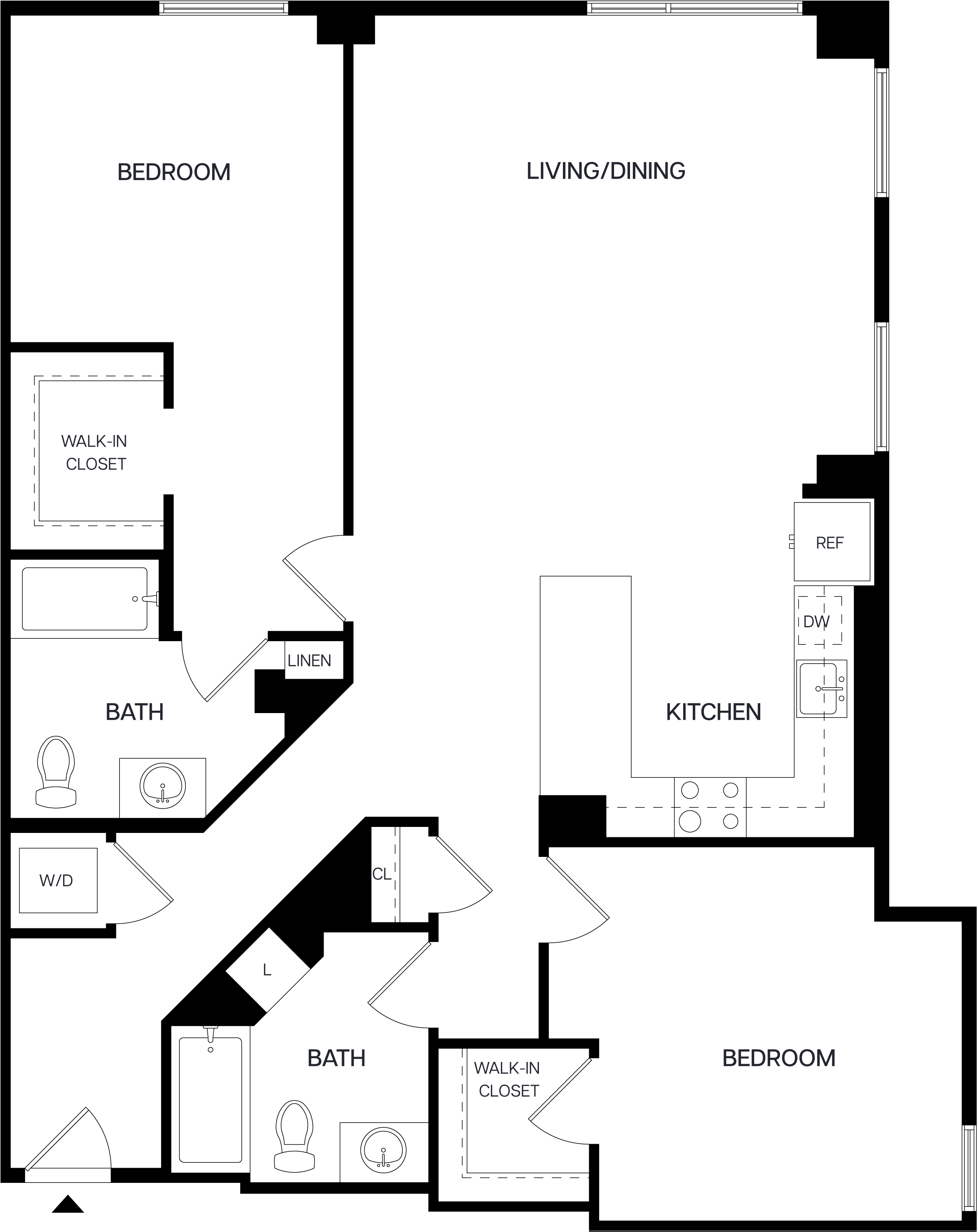 Floor Plan Image of Apartment Apt 201