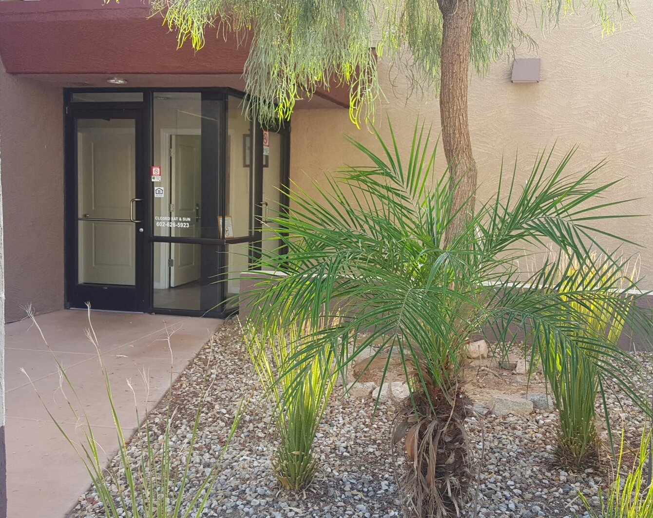 Building exterior at Ladera del Norte.