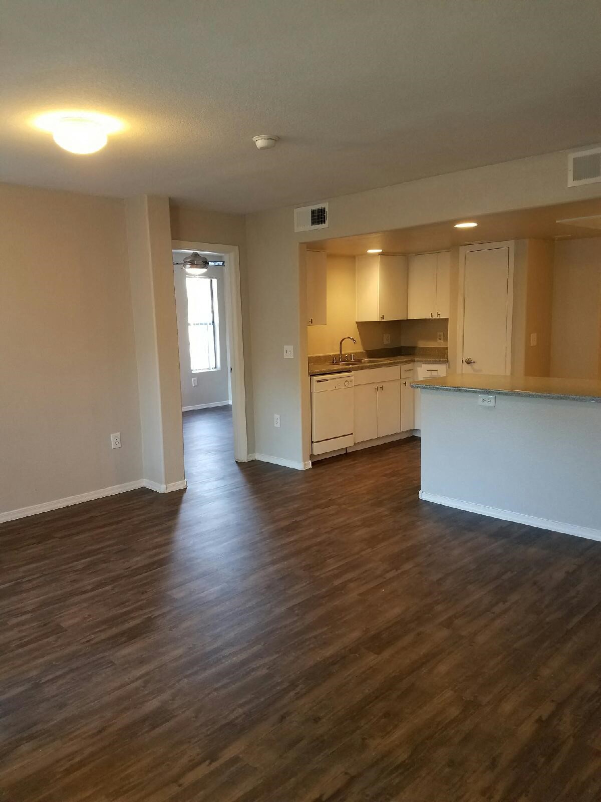 Unfurnished apartment interior — representative home at Sun Terrace Apartments.