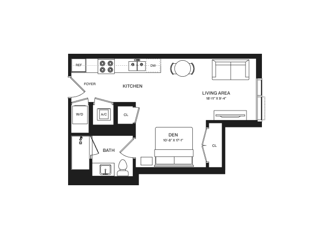 Joule House Wynwood Studio-S5 floor plan
