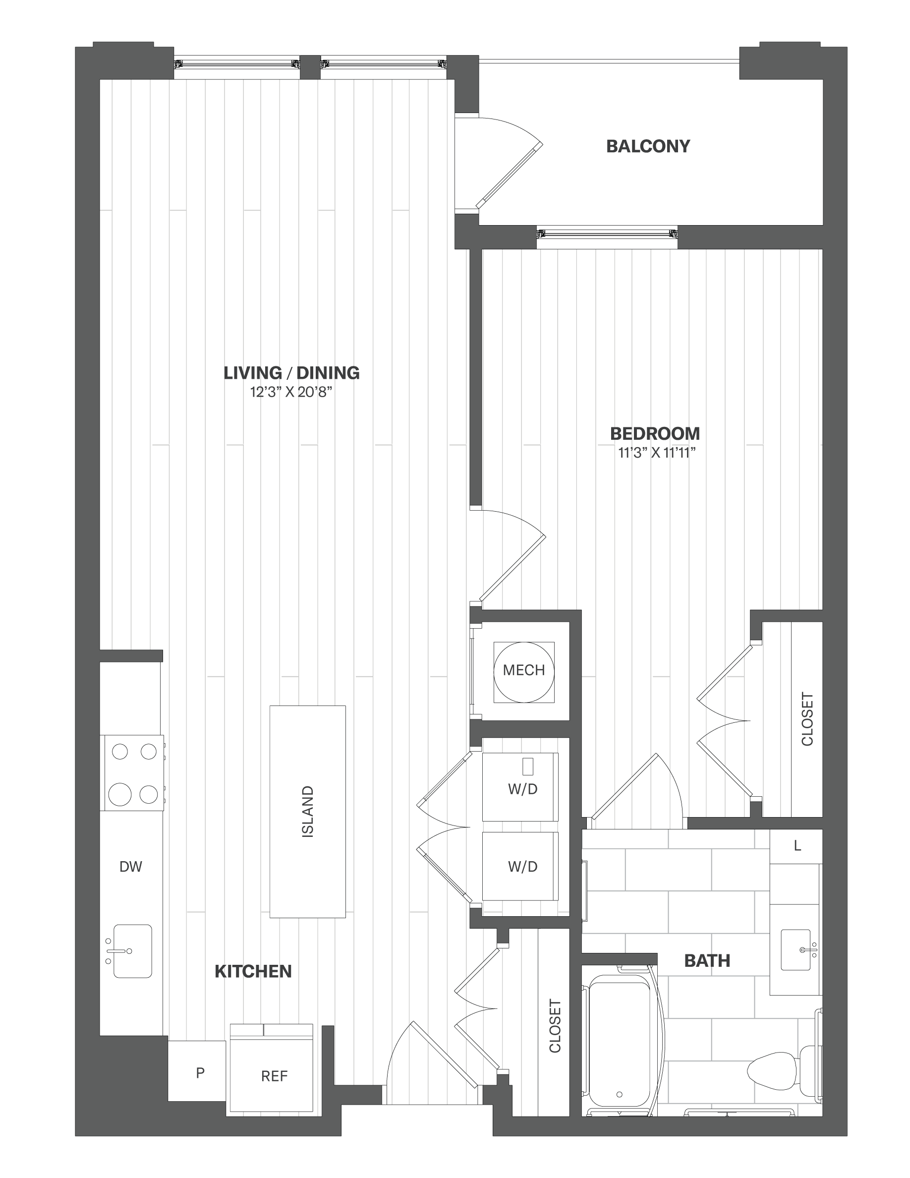 Apartment 642 floorplan