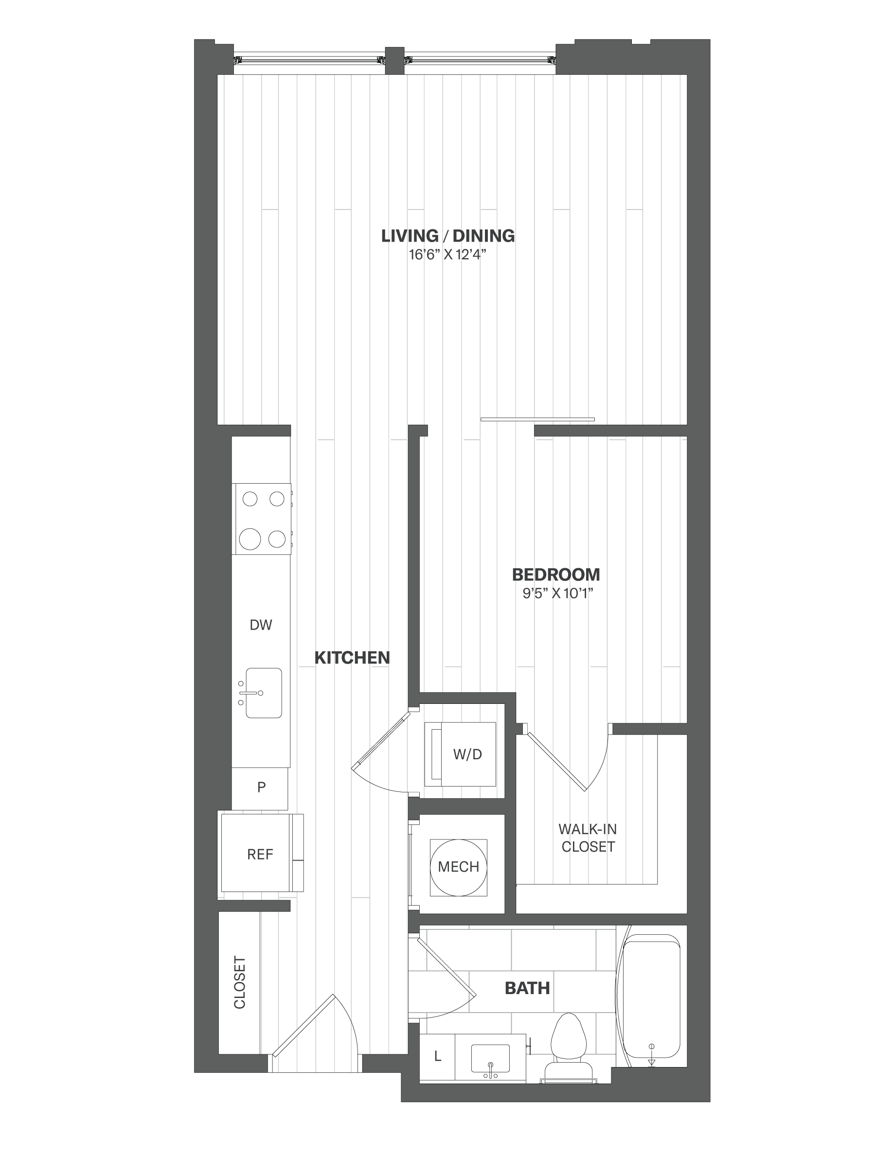 Apartment 515 floorplan