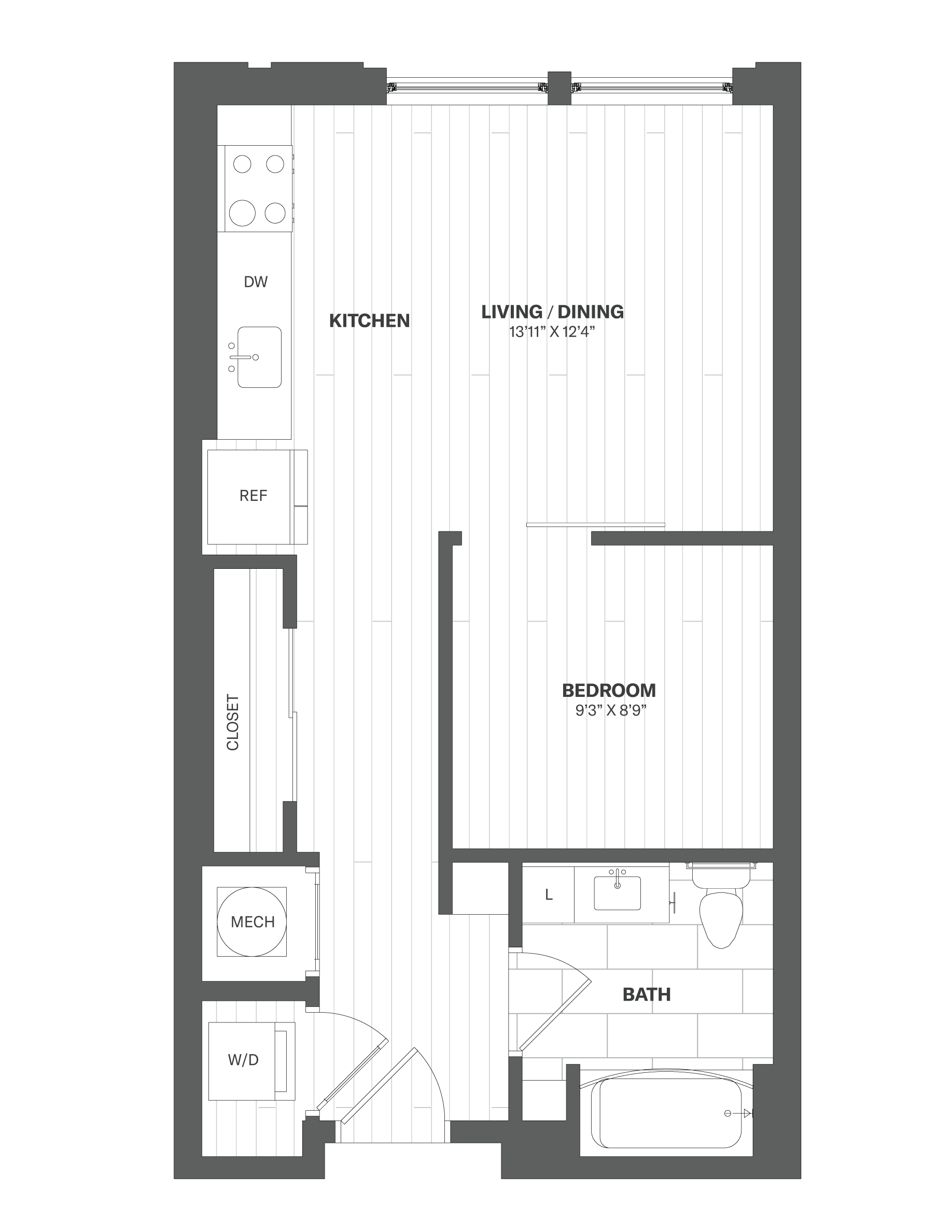 Apartment 323 floorplan