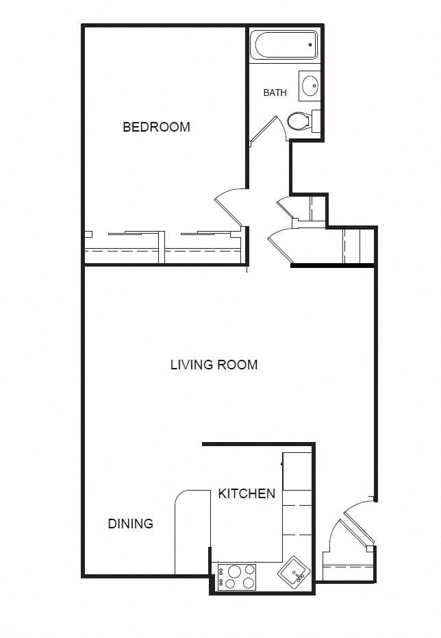 Floor Plans of Kenmore Place - 6119 N Kenmore Ave in Chicago, IL