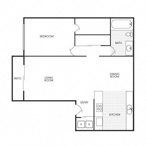 Audubon Square 1 Bedroom Audubon Square Floorplan