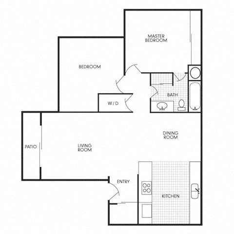 Audubon Square 2 Bedroom Audubon Square Floorplan