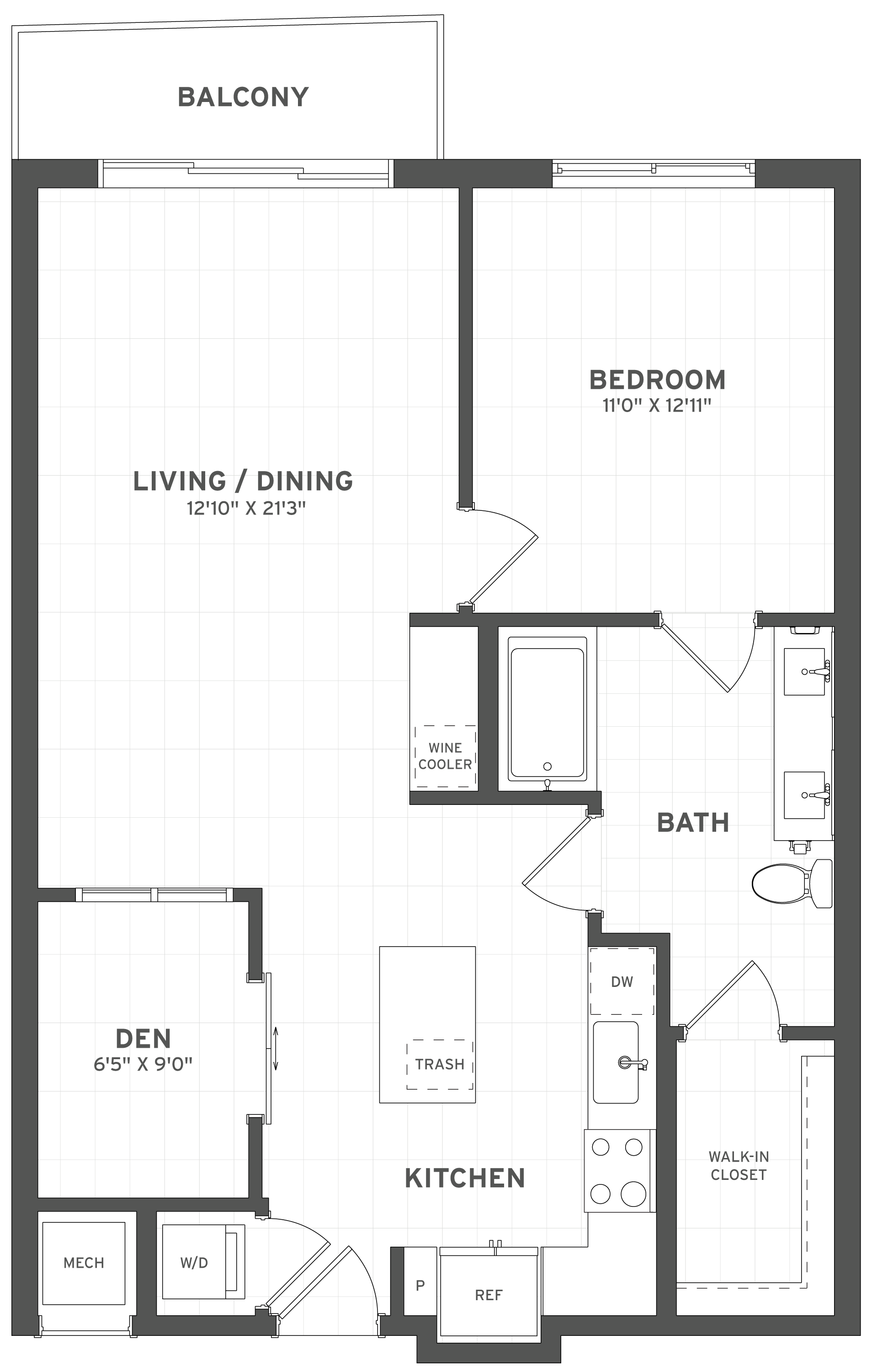 Floor Plan Image of Apartment Apt 329