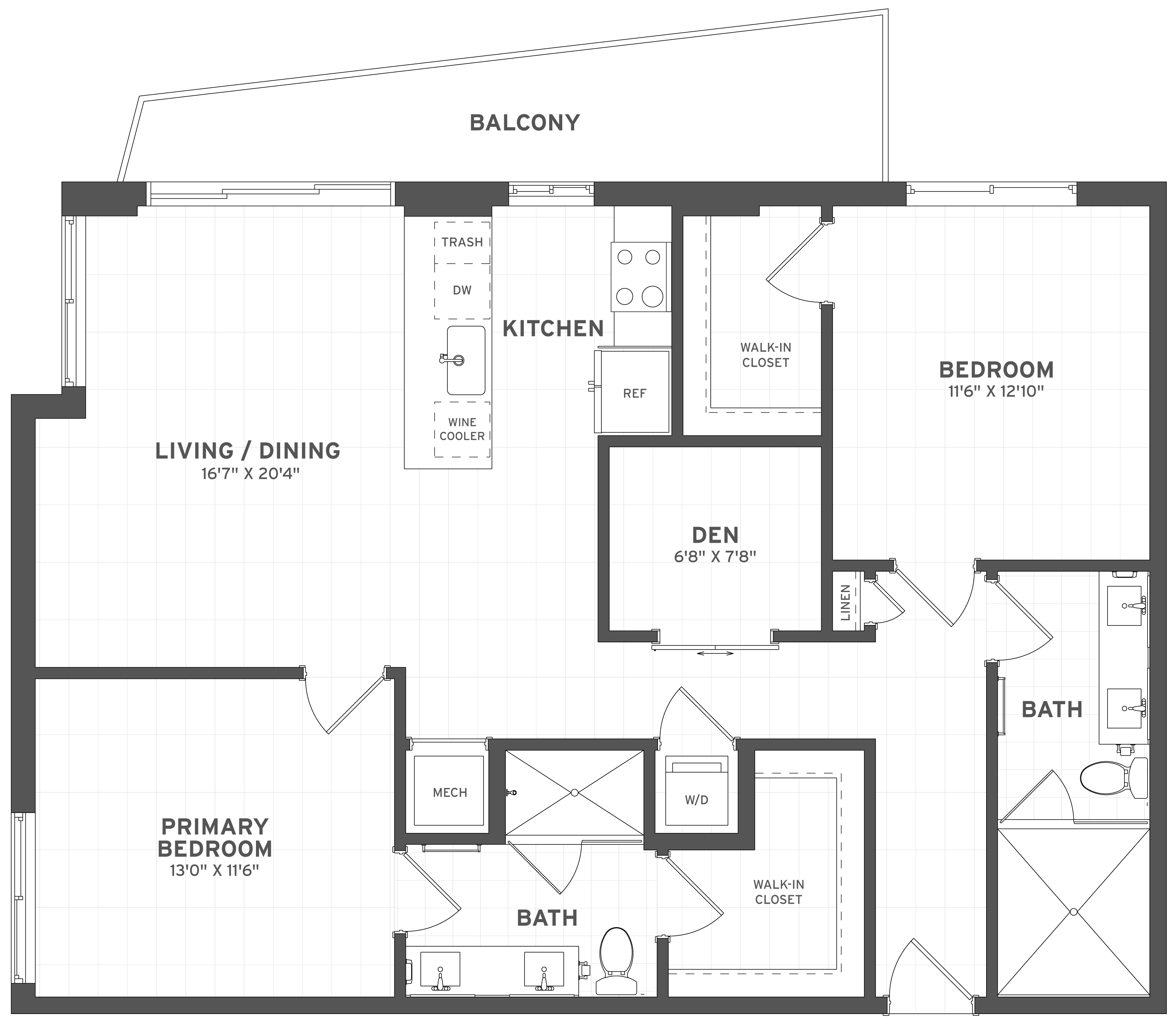 Floor Plan Image of Apartment Apt 348