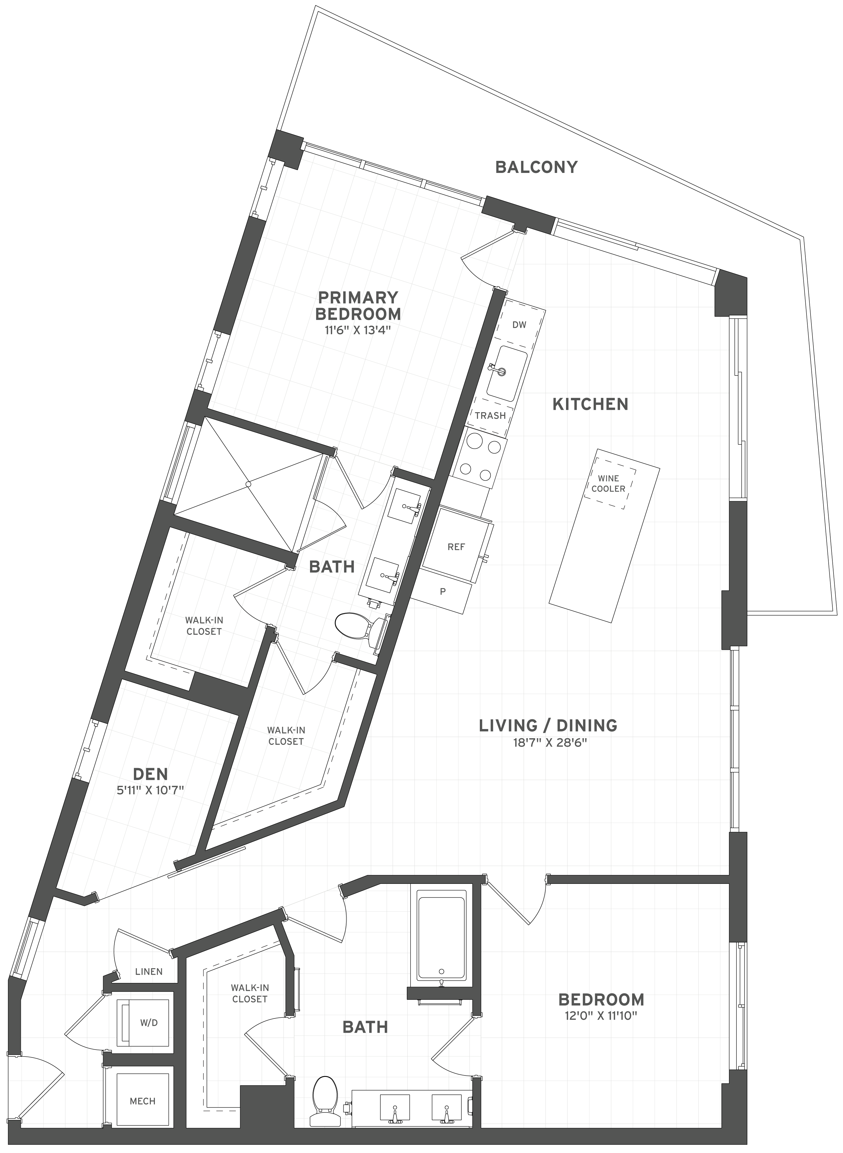Floor Plan Image of Apartment Apt 337