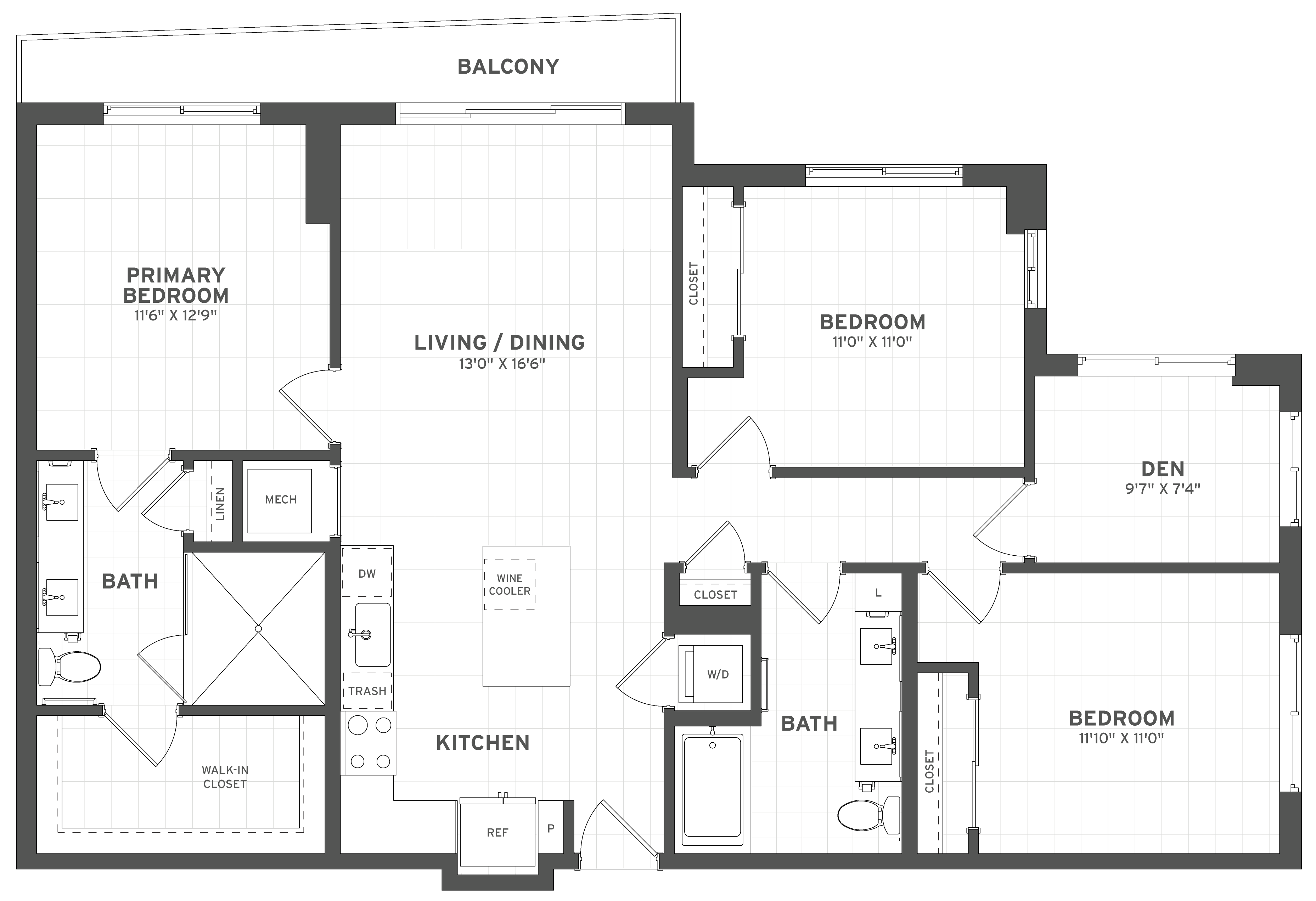 Floor Plan Image of Apartment Apt 249