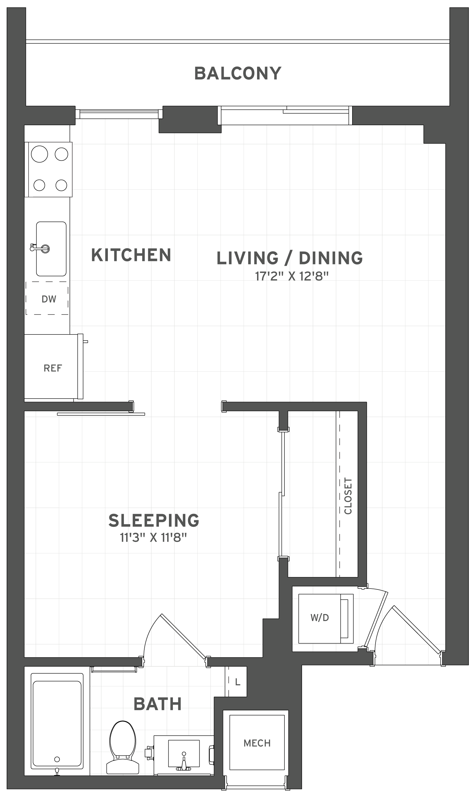 Floor Plan Image of Apartment Apt 327