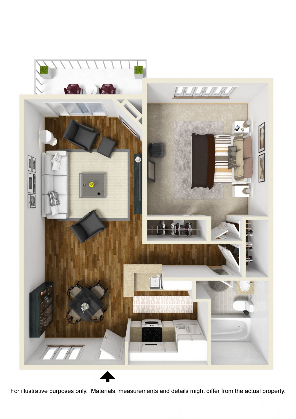 Floor Plans of Toluca Lofts in Toluca Lake, CA