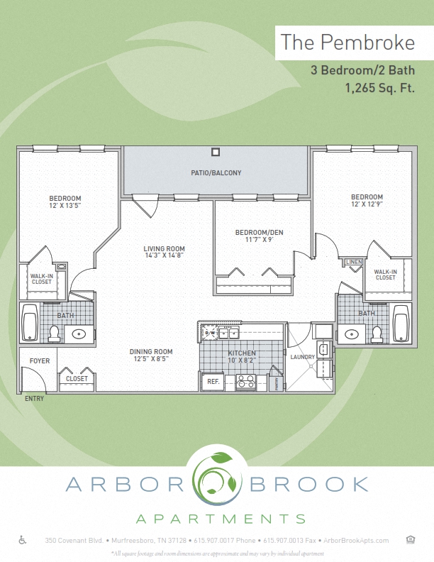 Pembroke floor plan