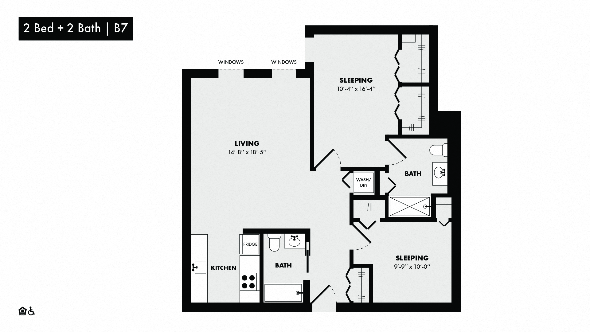 3D floor plan image for apartment 361 at Randolph Perimeter