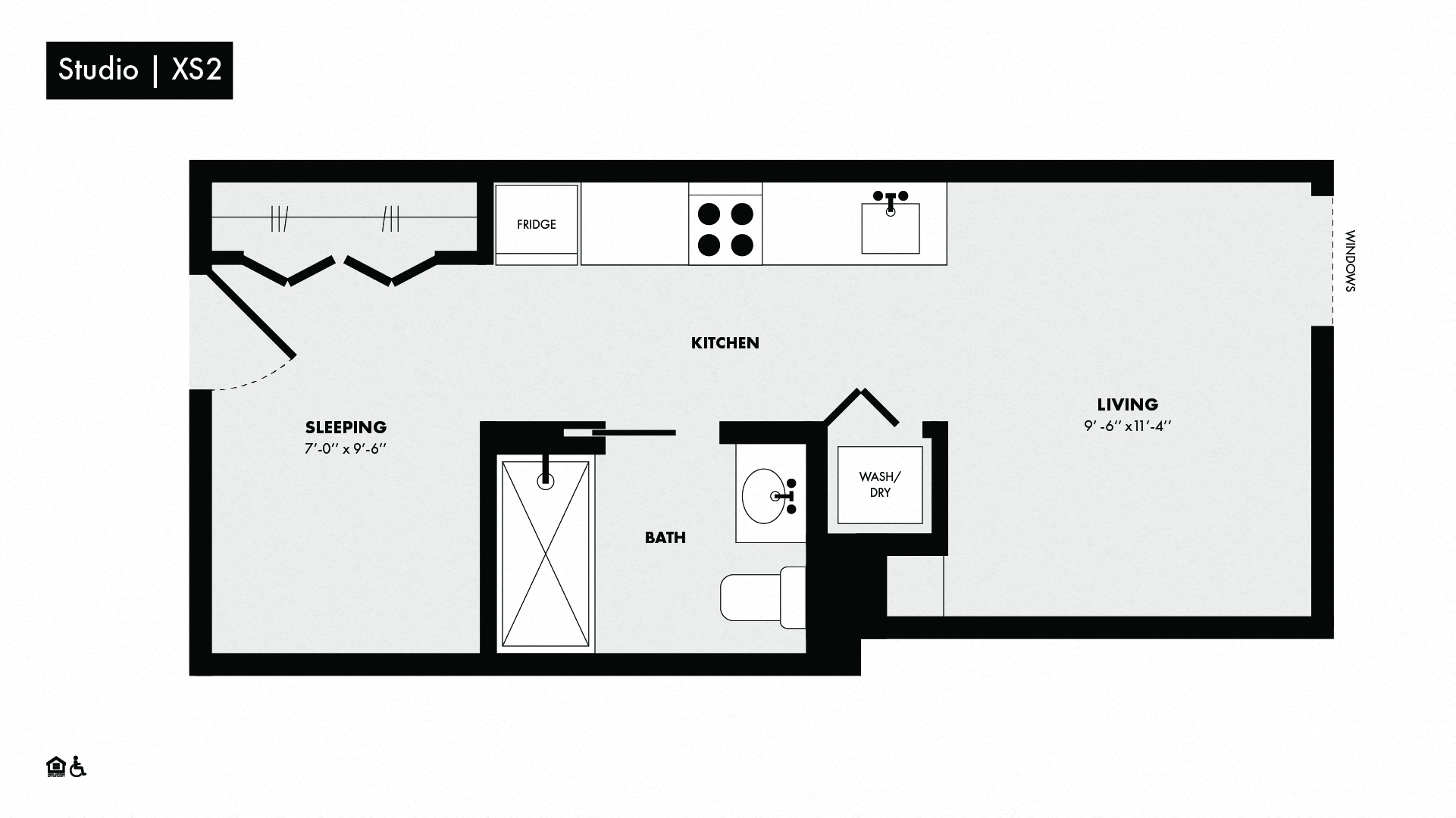 3D floor plan image for apartment 616 at Randolph Perimeter