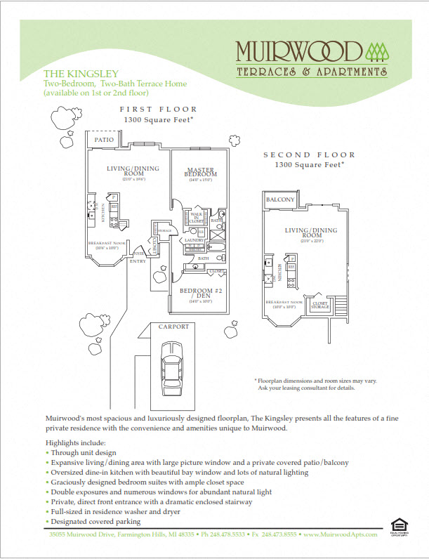 The Kingsley floor plan
