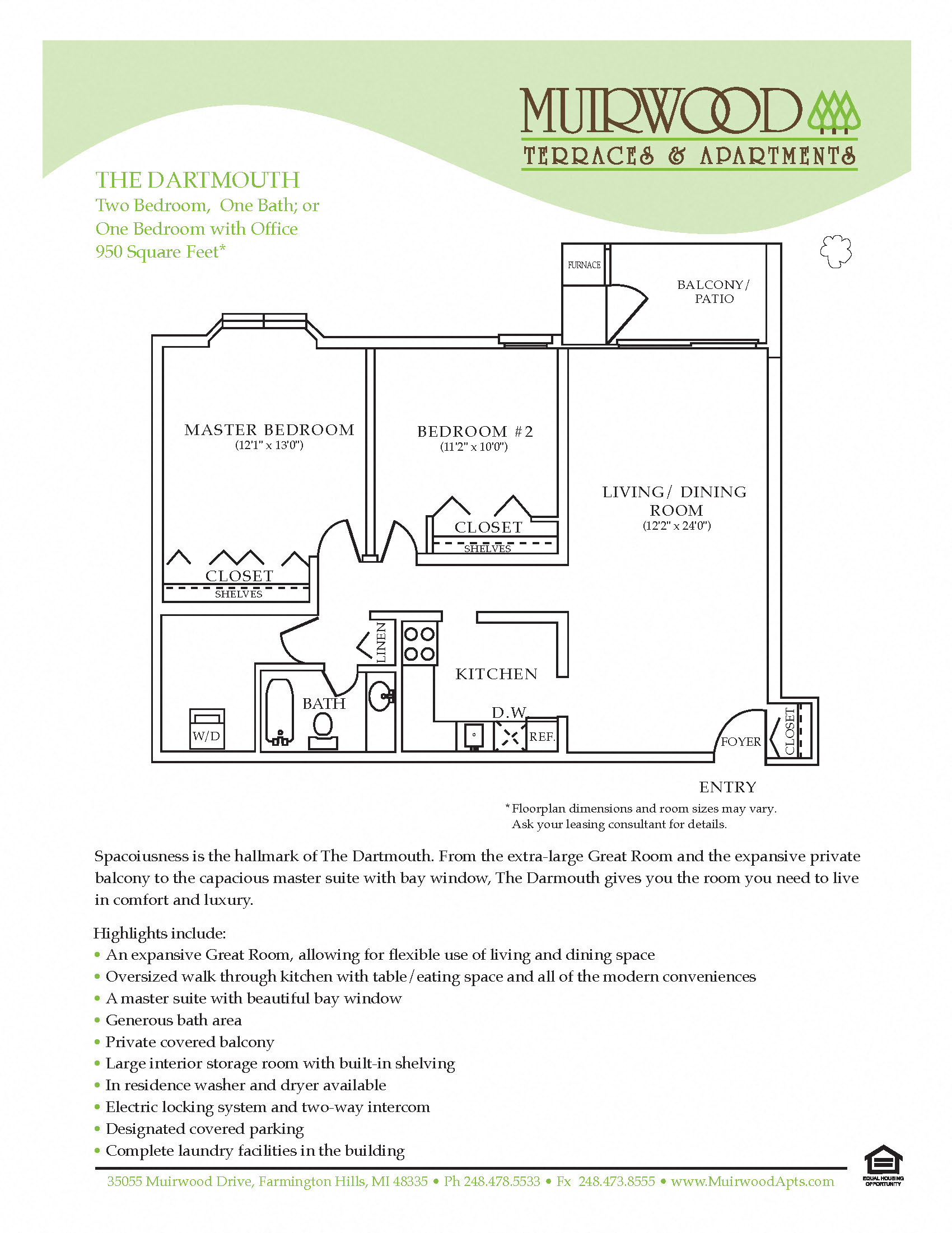 The Dartmouth floor plan