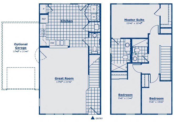 Floor Plans of Bluestone Apartments in Greenfield, IN