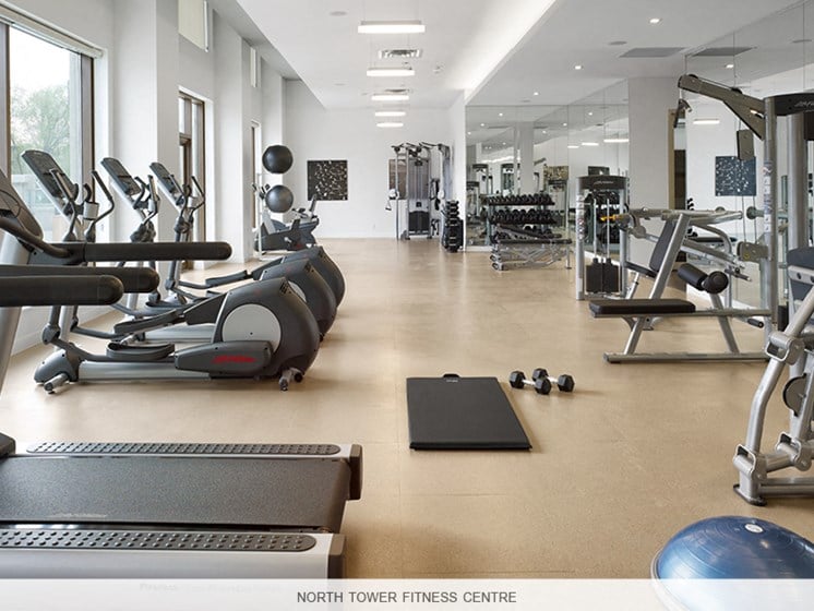 Fully Equipped Fitness Room North Tower