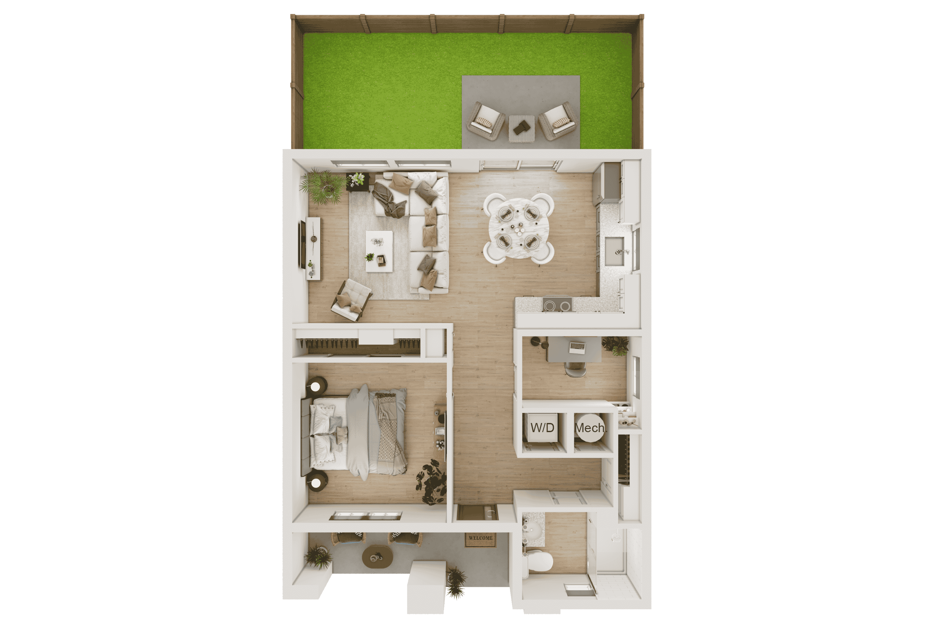 A2 + FLEX floor plan
