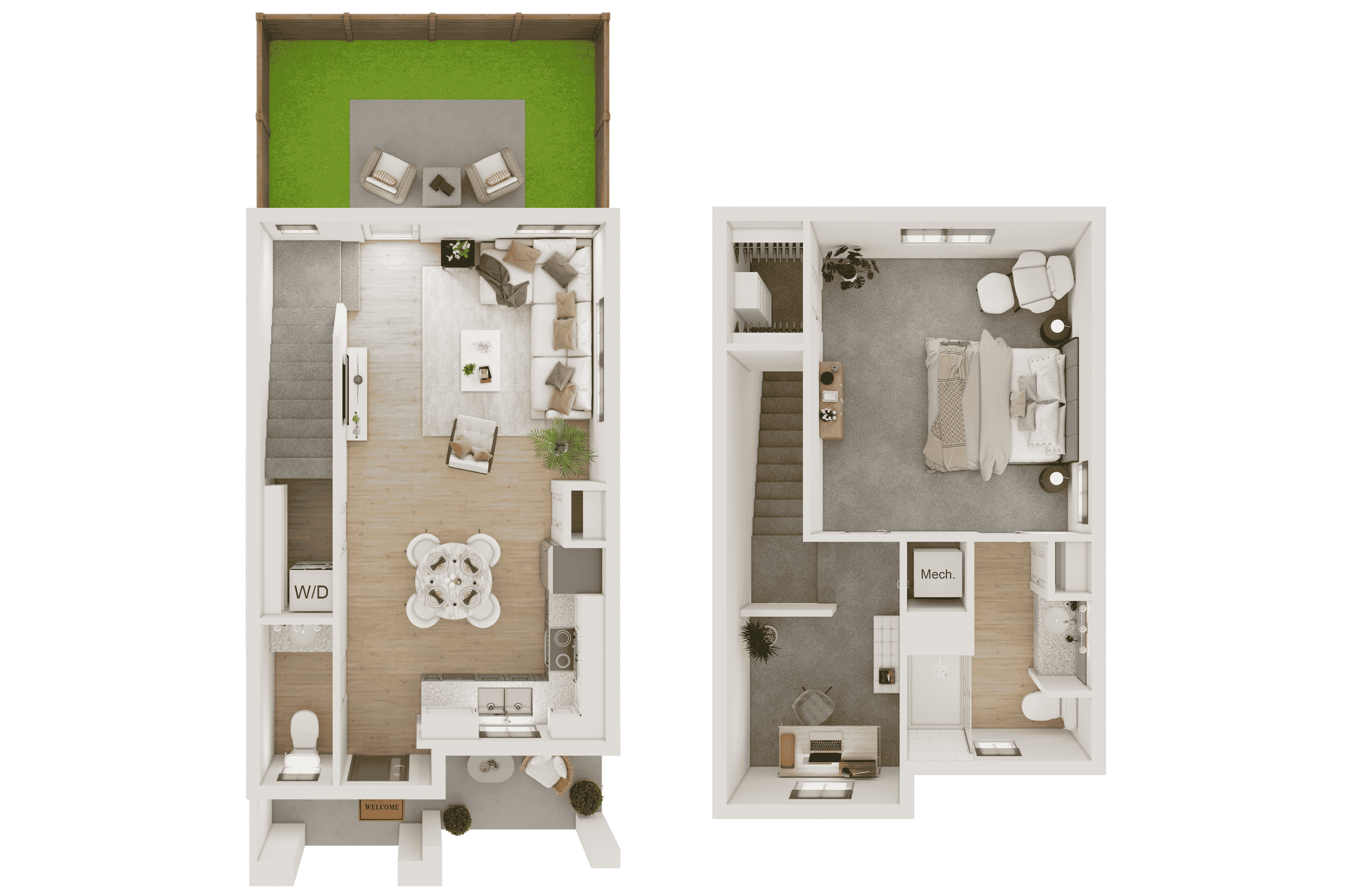 A3 + FLEX floor plan
