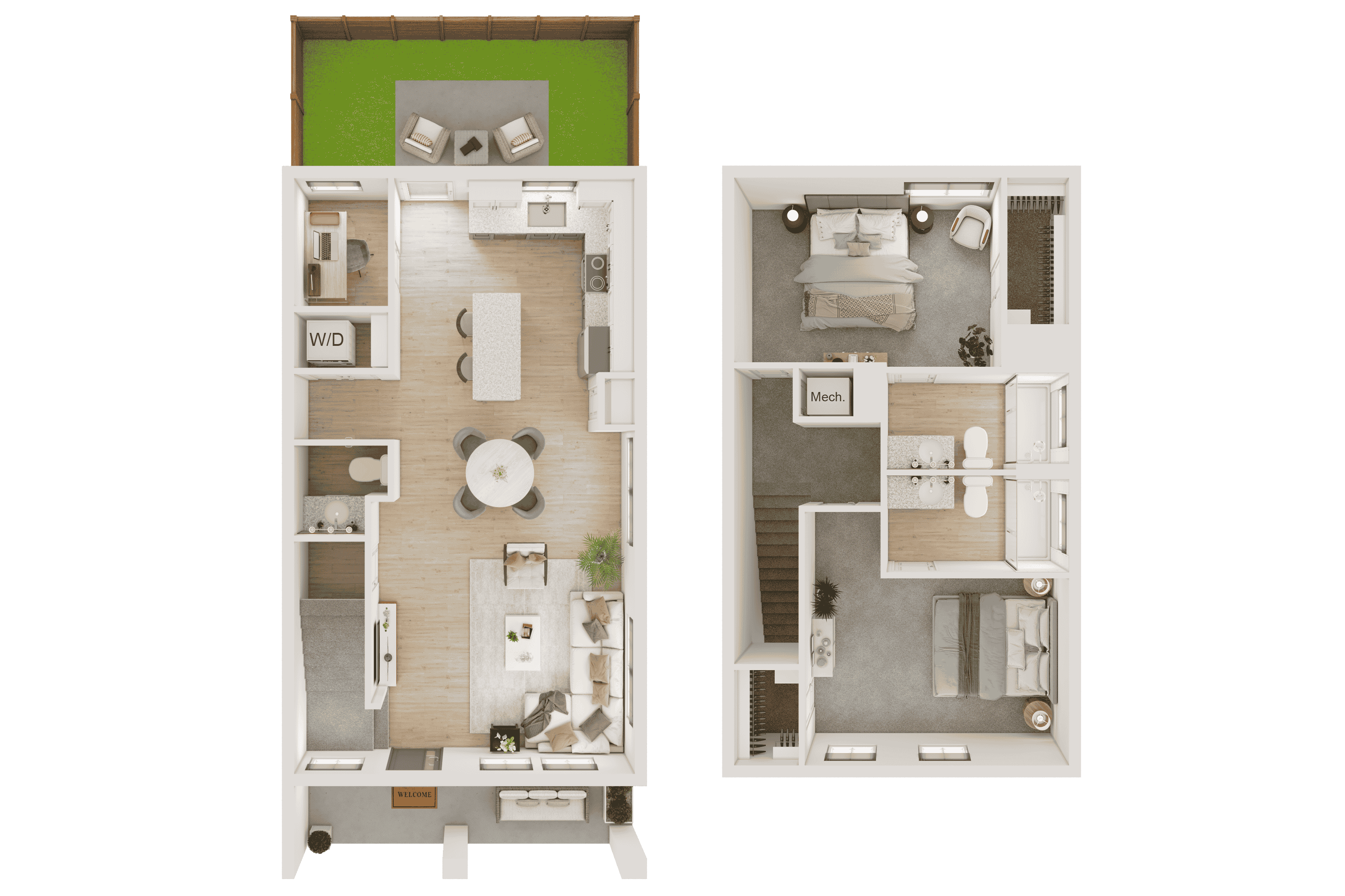 B4 + FLEX floor plan