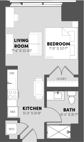 Type Studio-ST1 Floor Plan