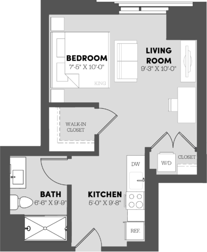 Type Studio-ST4 Floor Plan