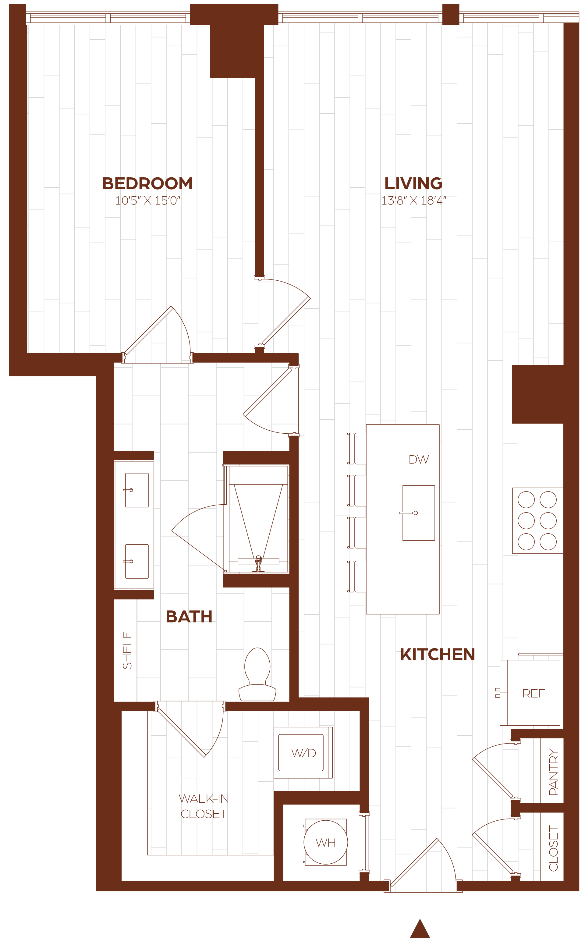 Floor Plan Image of Apartment Apt 3103