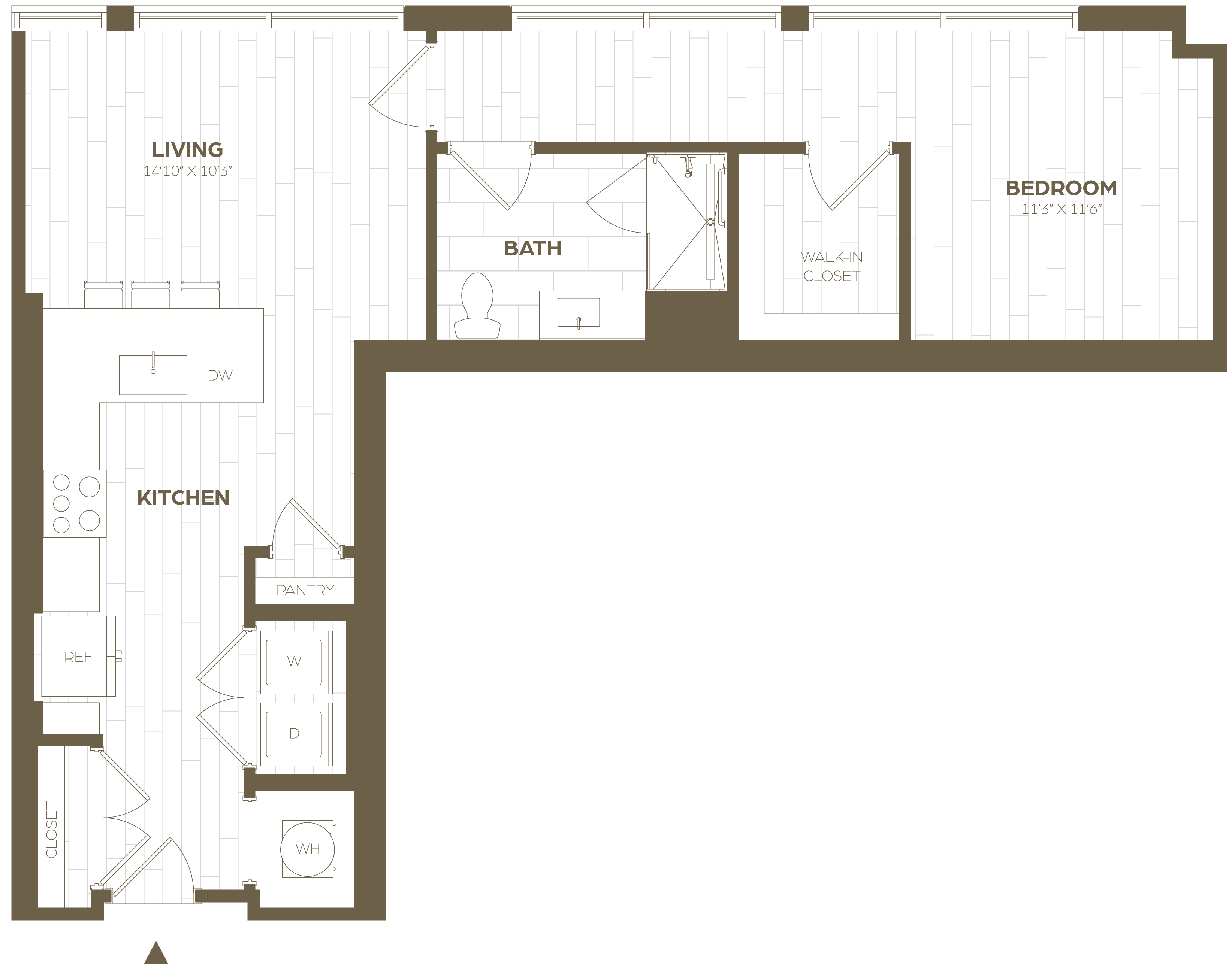 Floor Plan Image of Apartment Apt 1424