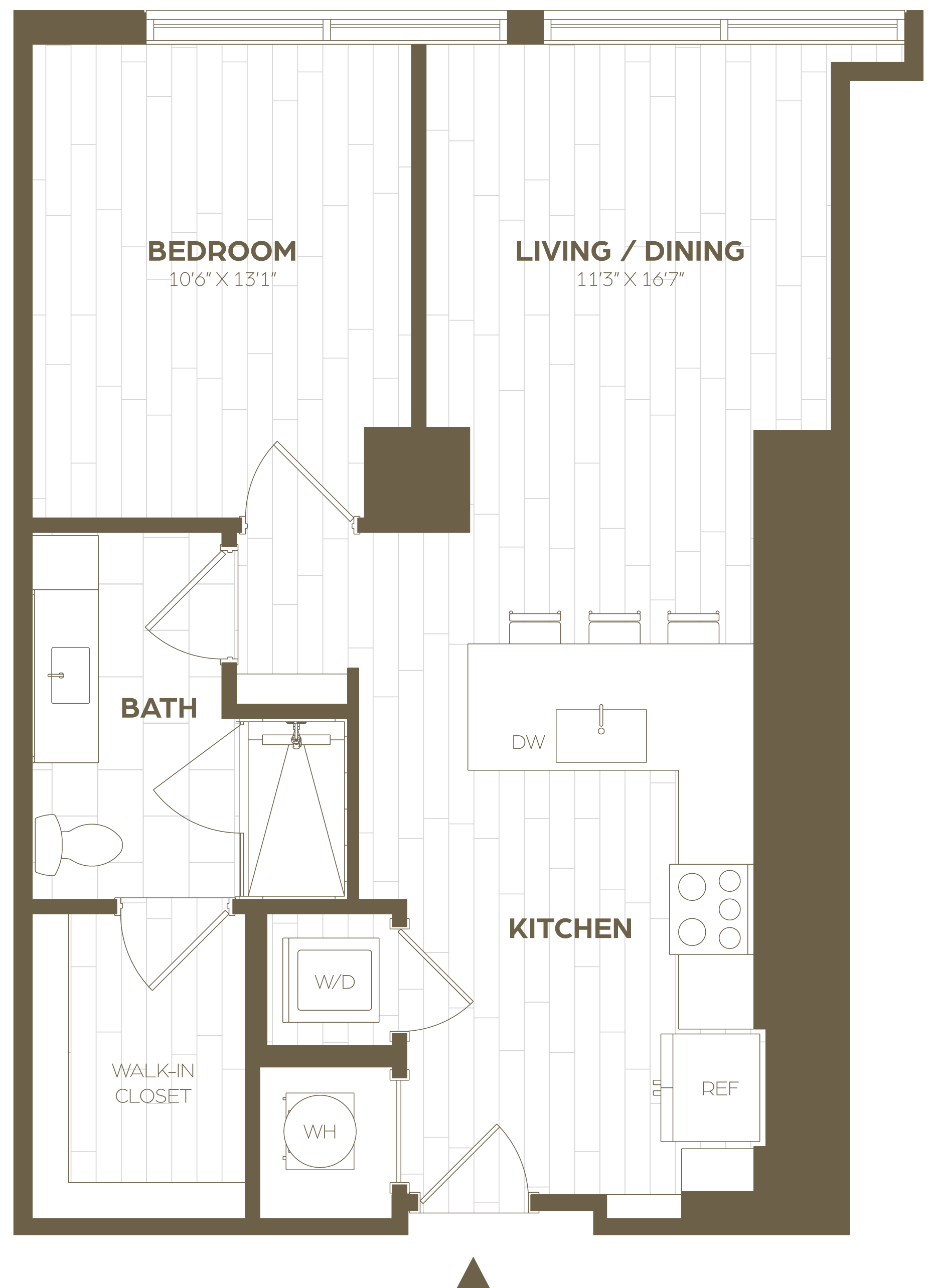 Floor Plan Image of Apartment Apt 1022