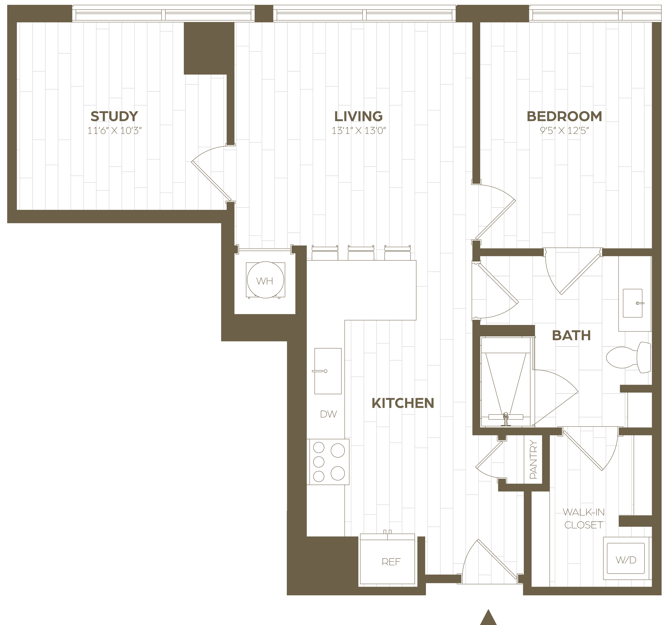 Floor Plan Image of Apartment Apt 1008