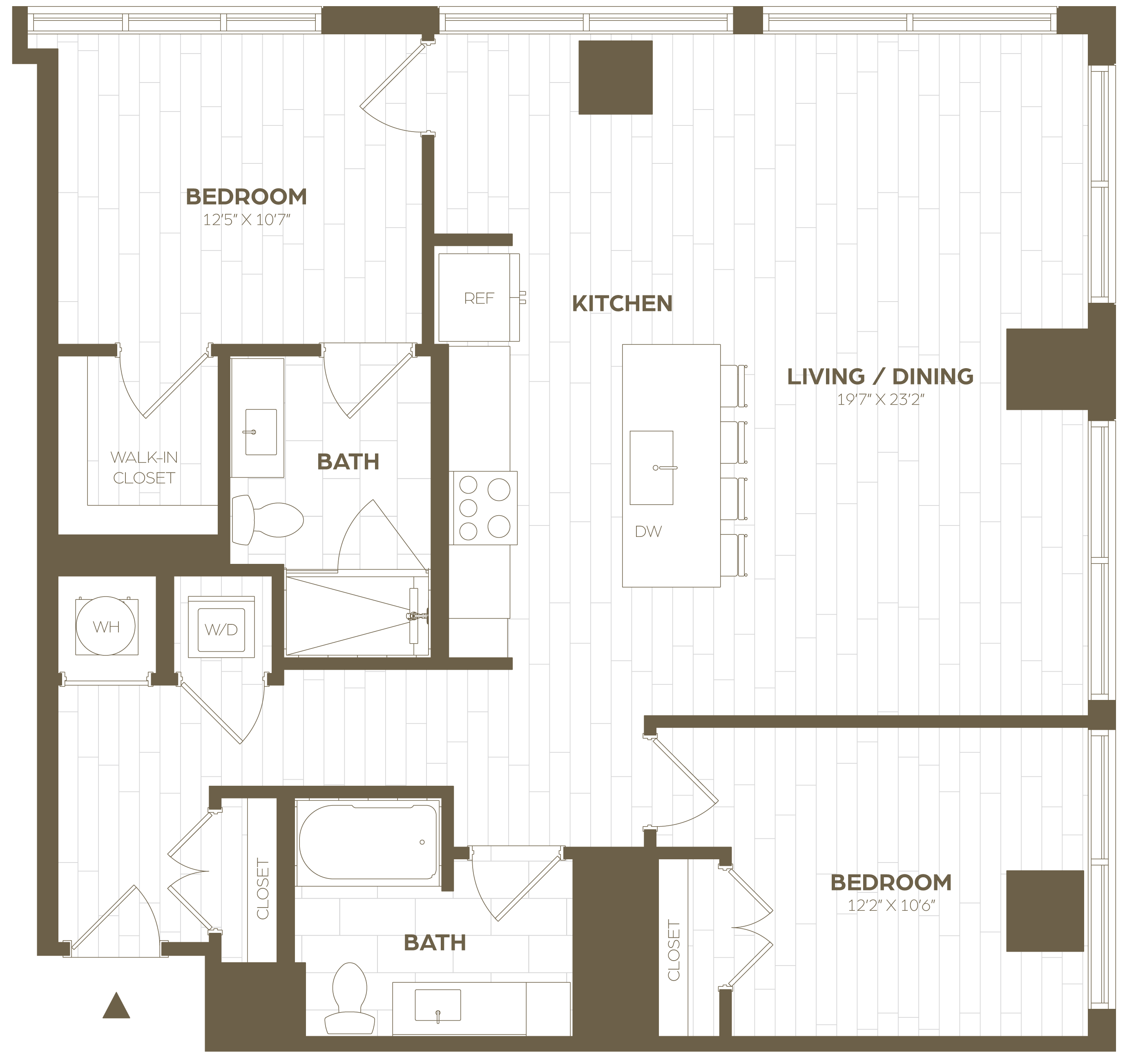 Floor Plan Image of Apartment Apt 3516