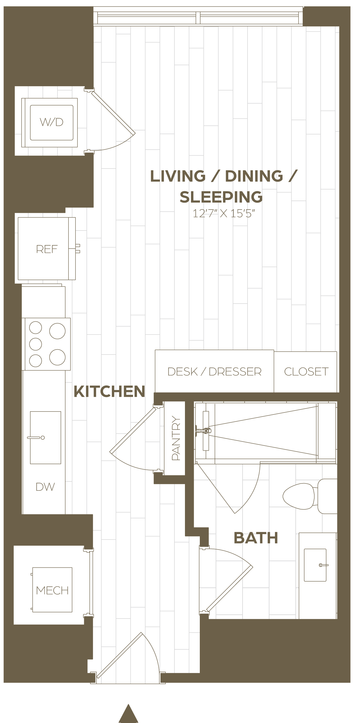 Floor Plan Image of Apartment Apt 1010