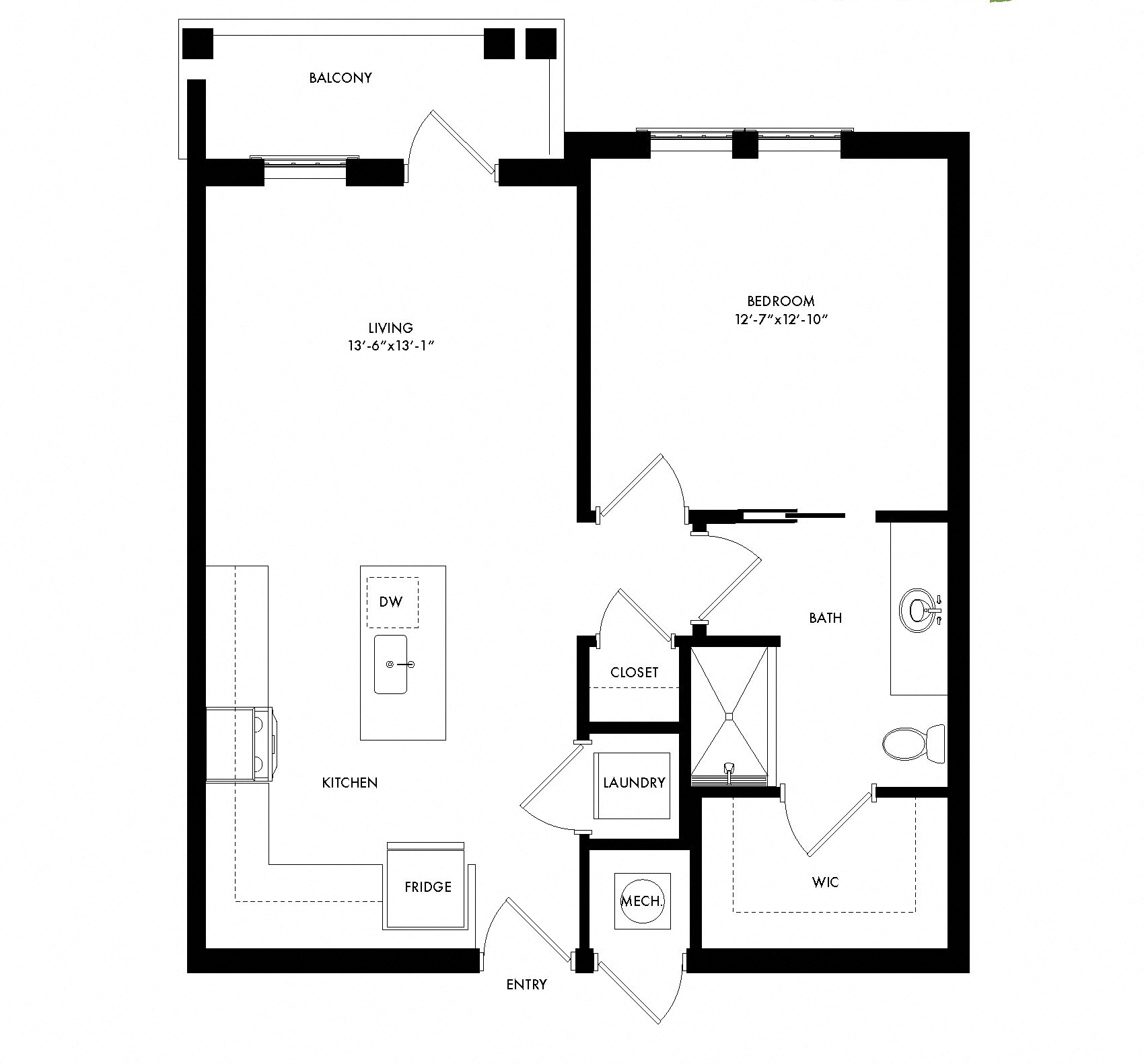 A2 floor plan