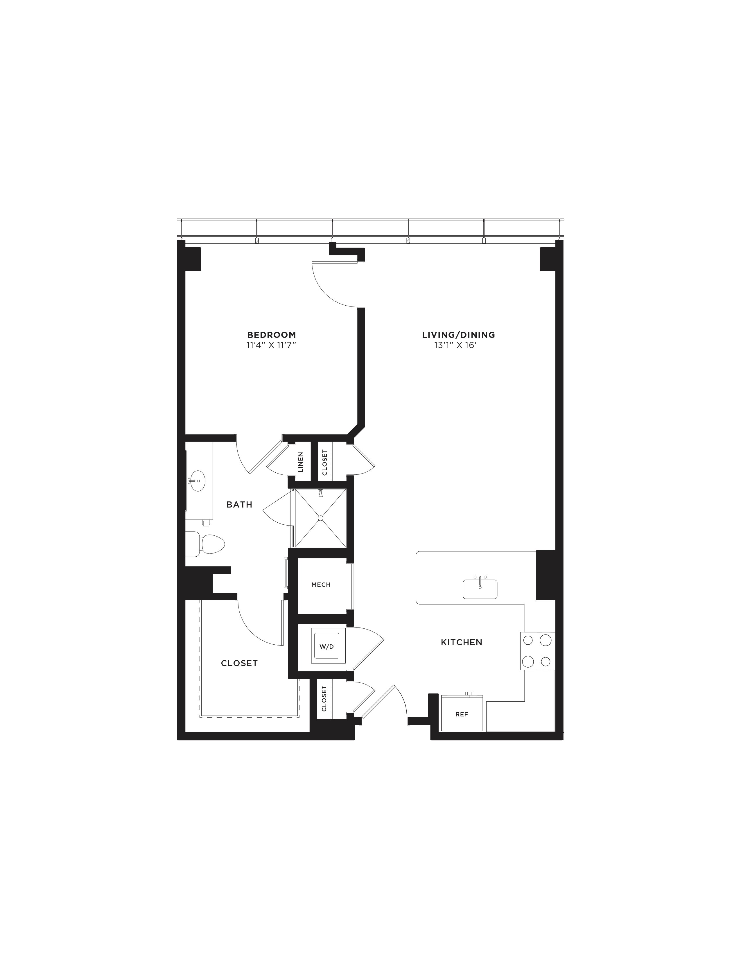 Floor Plan Image of Apartment Apt 2909
