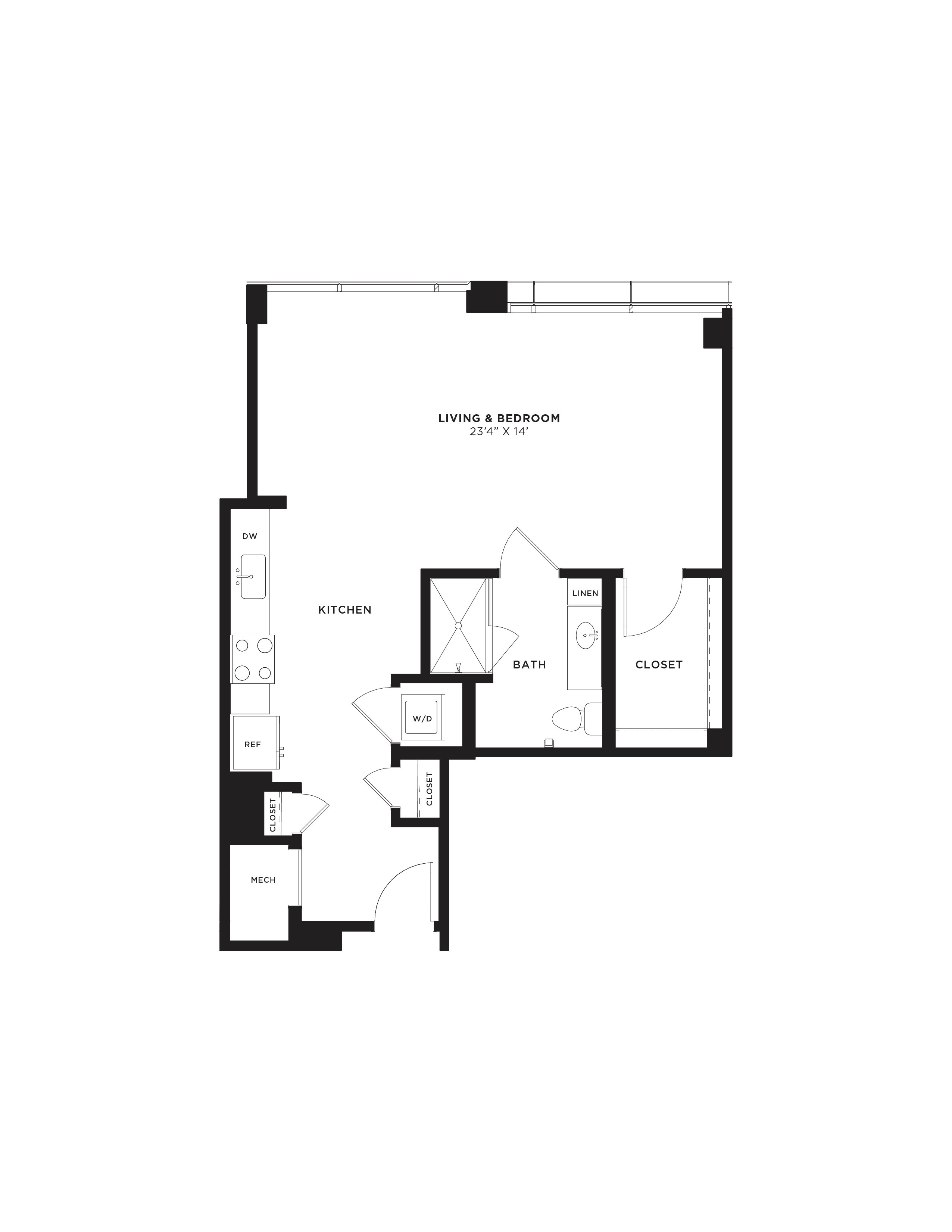 Floor Plan Image of Apartment Apt 2812