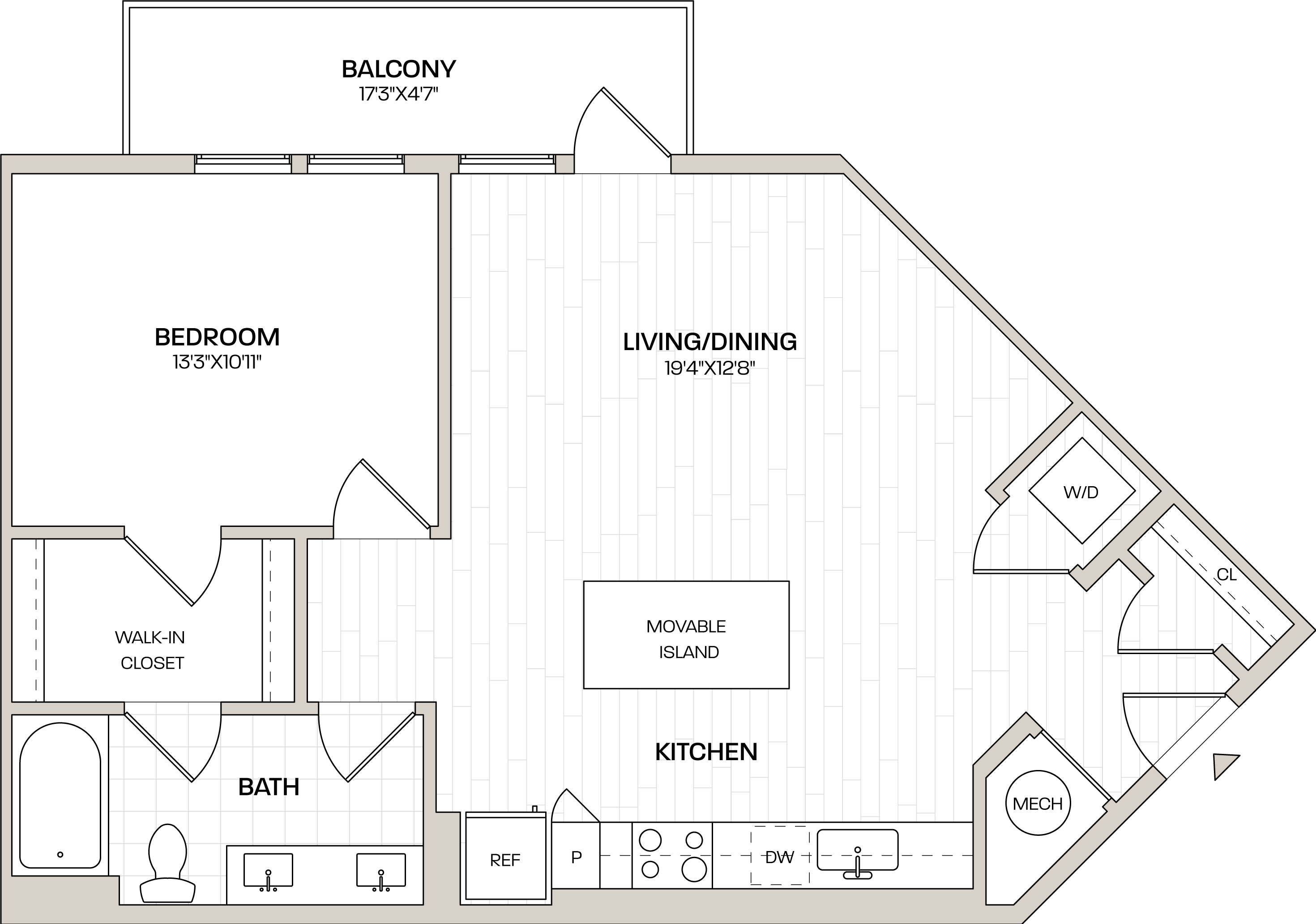 Floor Plan Image of Apartment Apt 5206