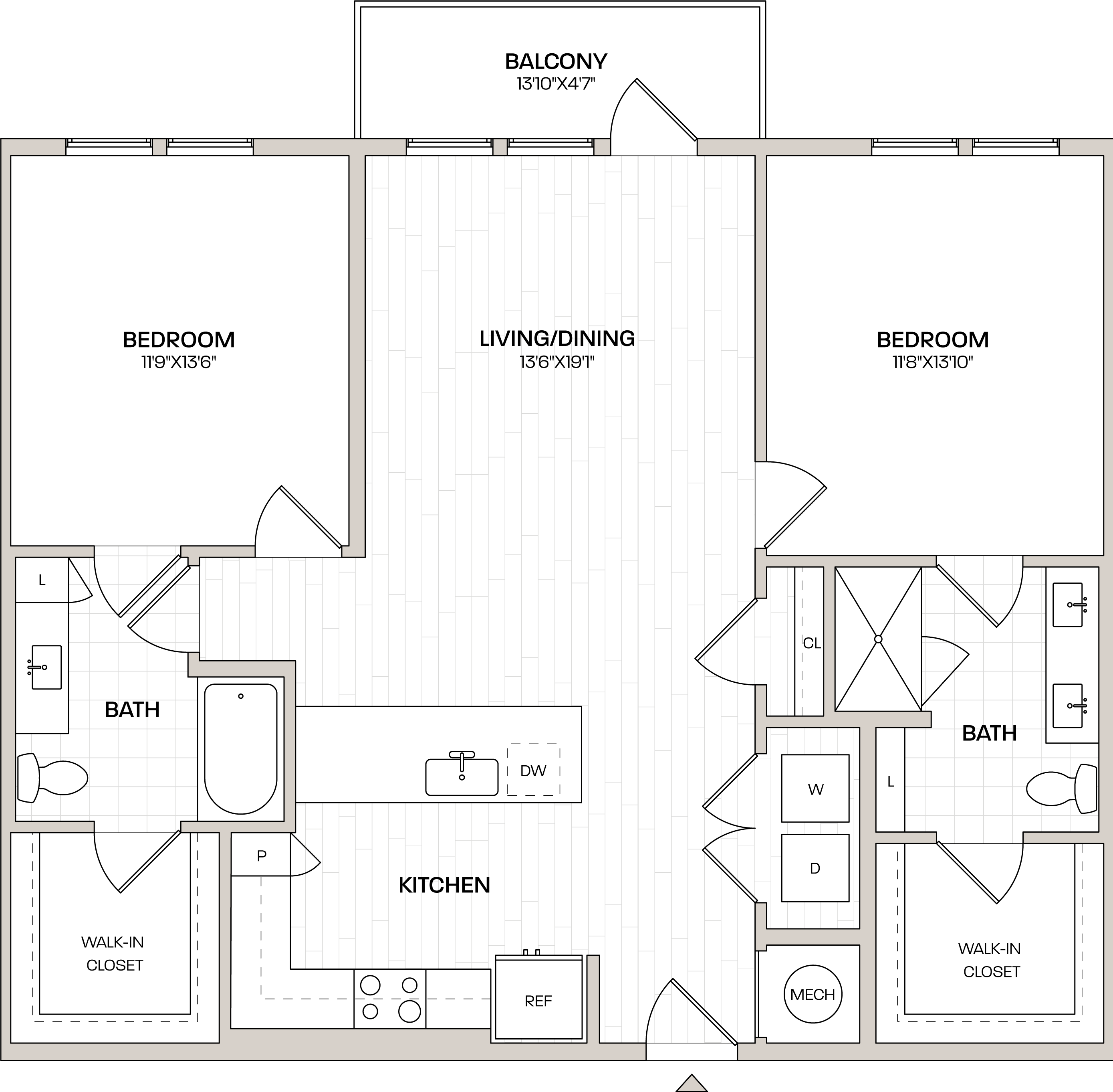 Floor Plan Image of Apartment Apt 5101