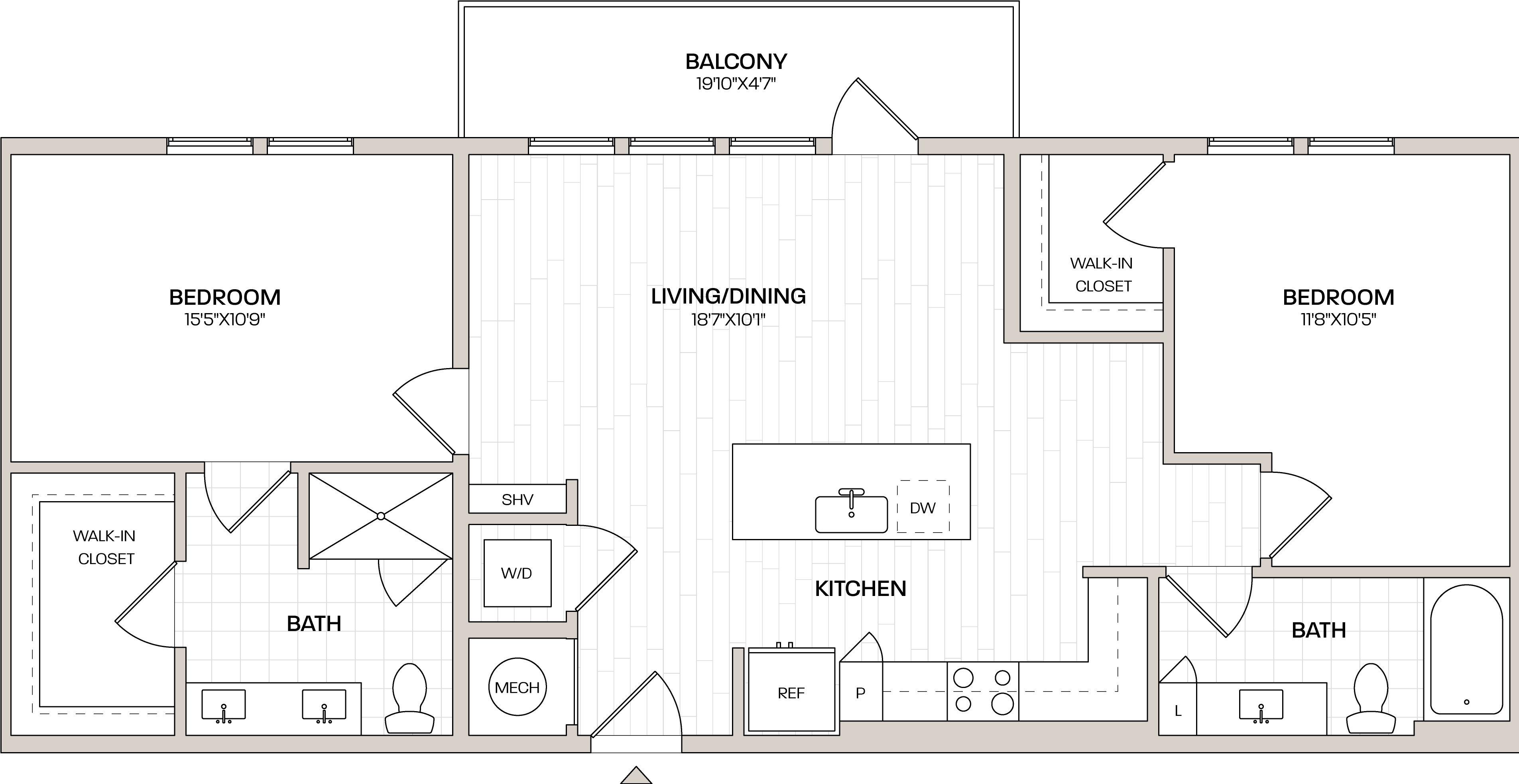 Floor Plan Image of Apartment Apt 5208