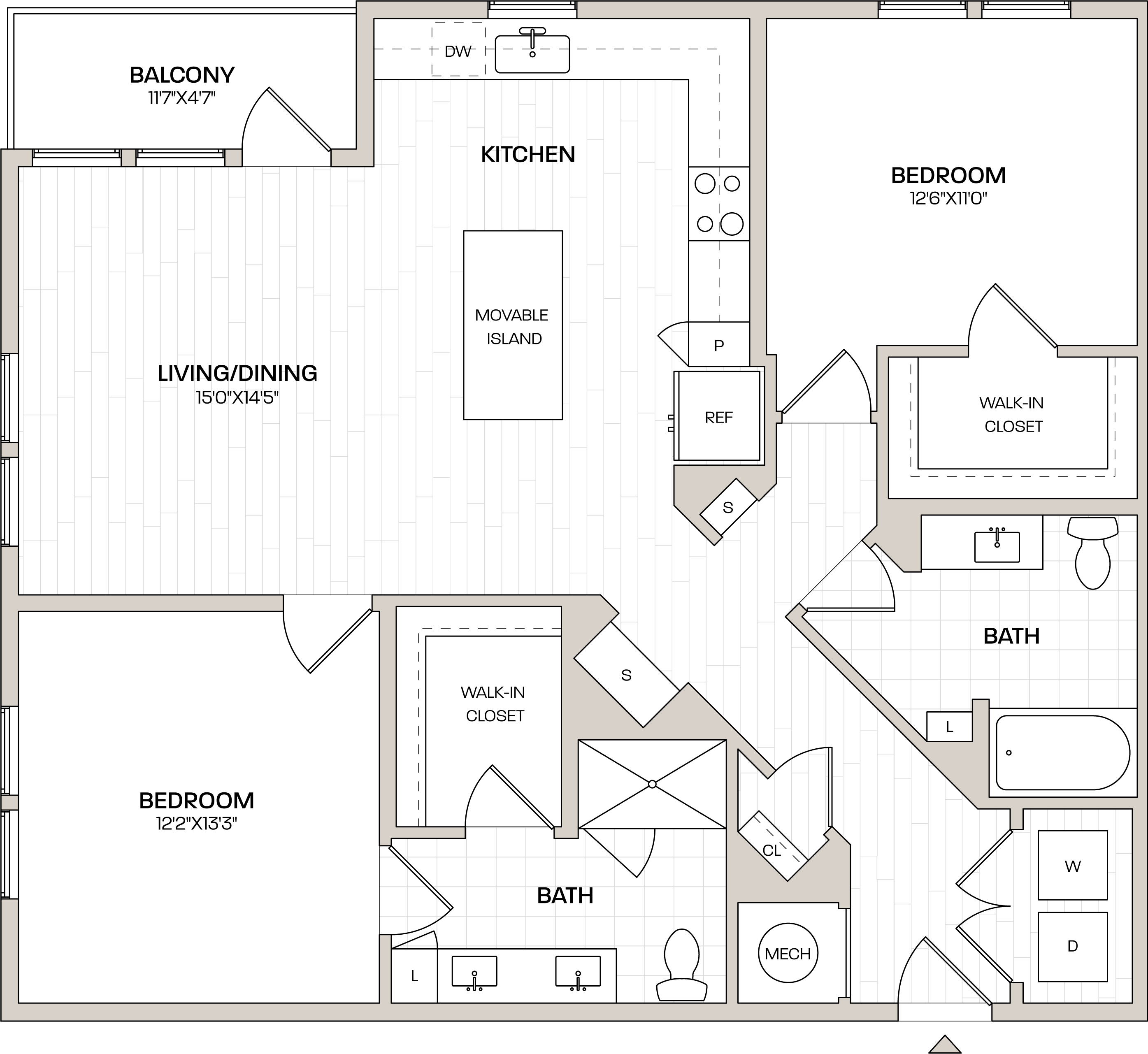 Floor Plan Image of Apartment Apt 2201