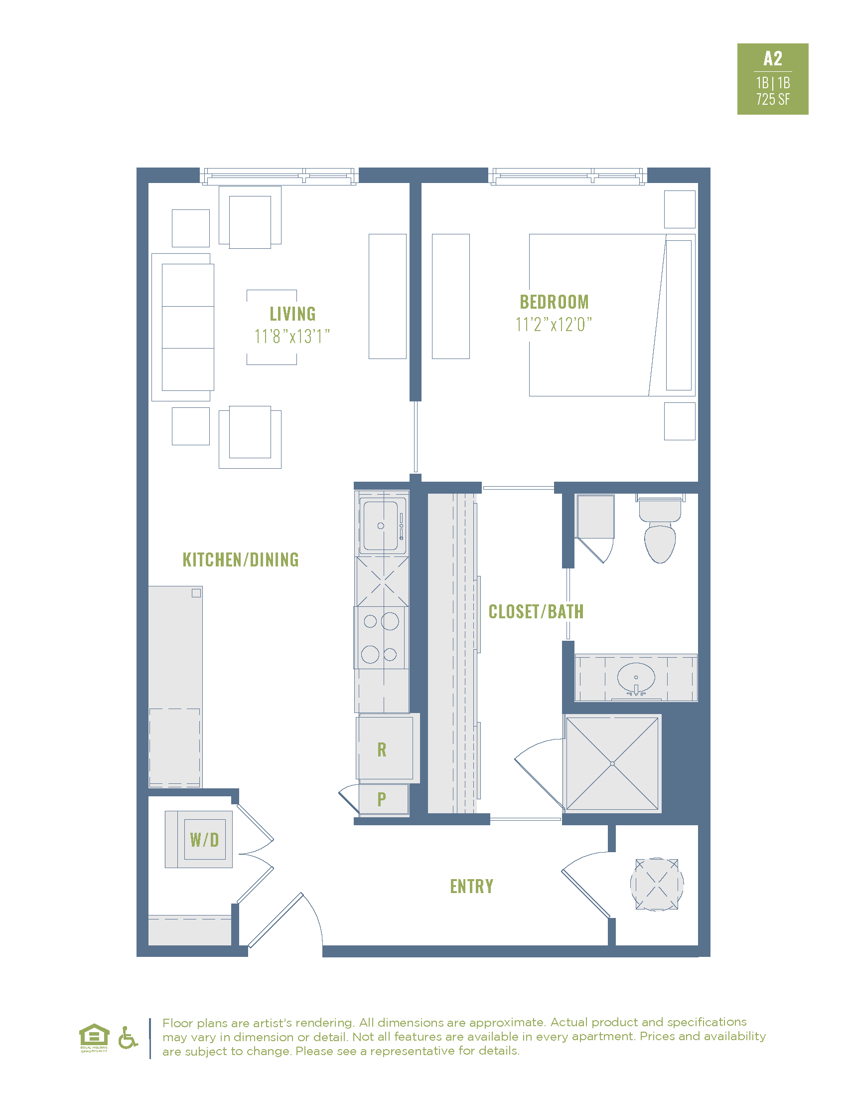 A2 floor plan