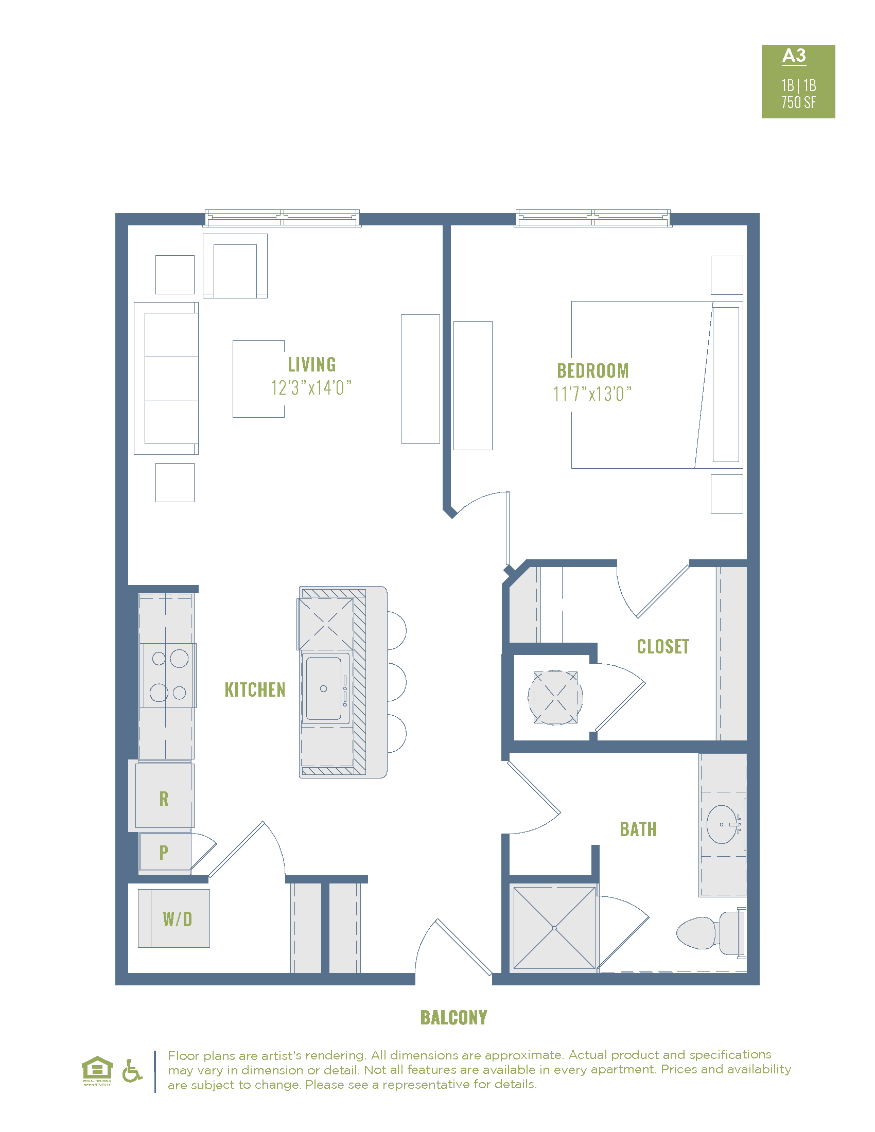 A3 floor plan