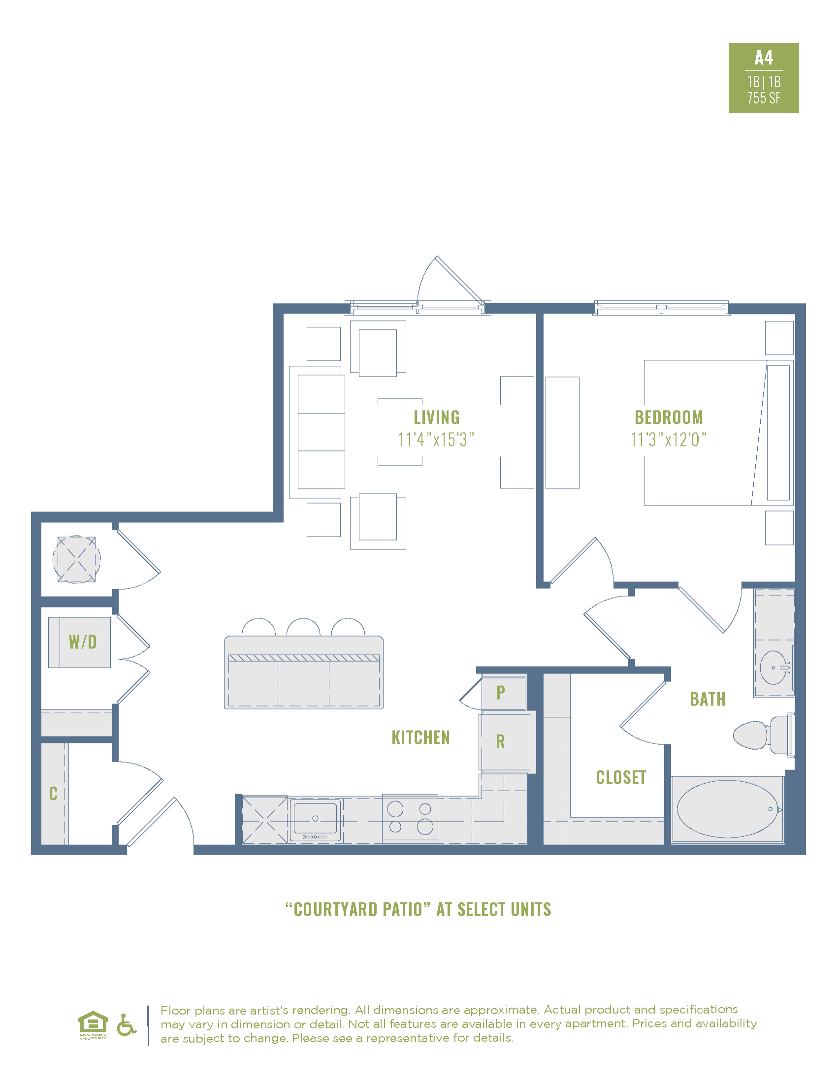 A4 floor plan