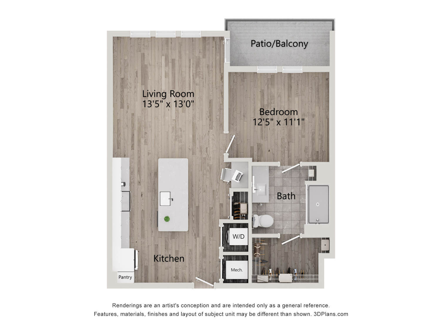Floor Plan Image of Apartment Apt 369