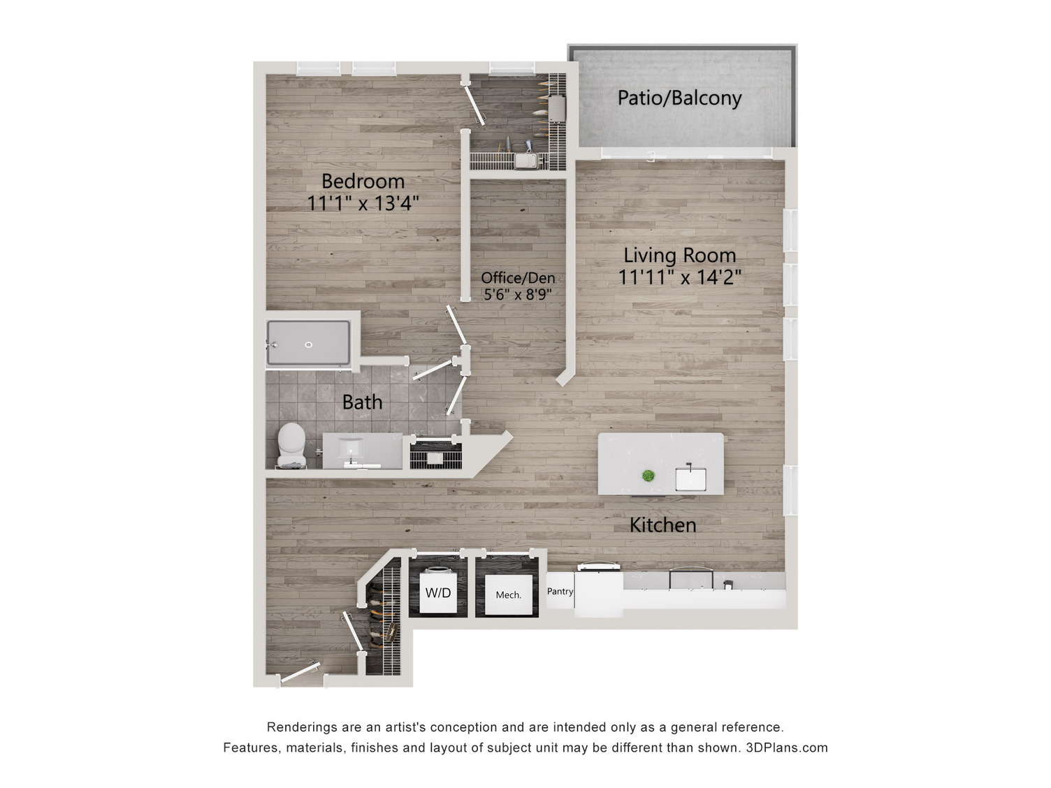 Floor Plan Image of Apartment Apt 586